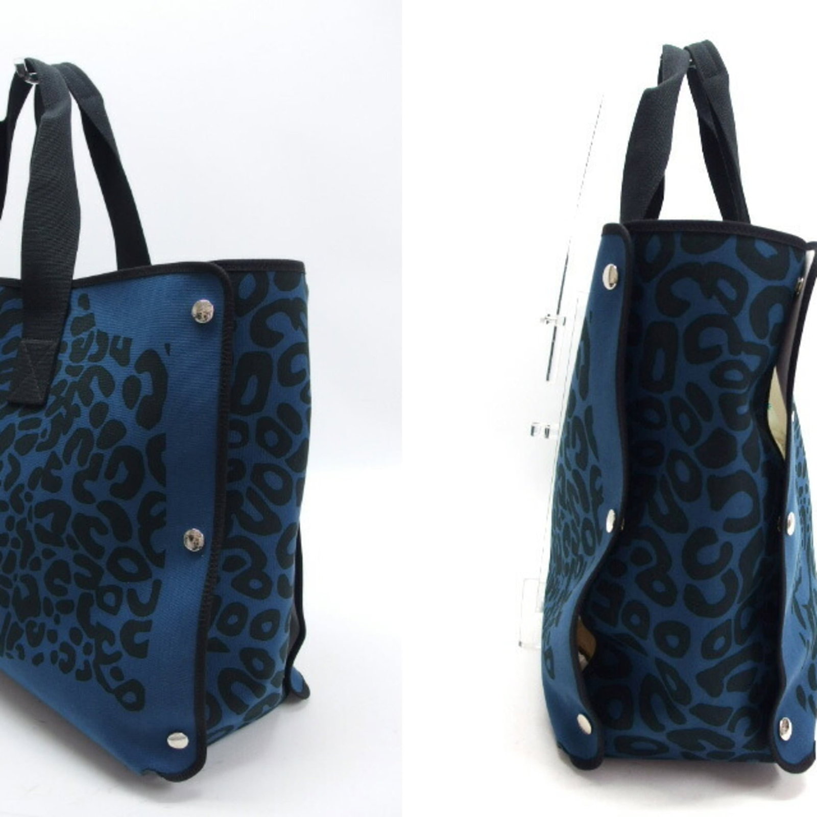 Canvas tote bag Hermes - 3