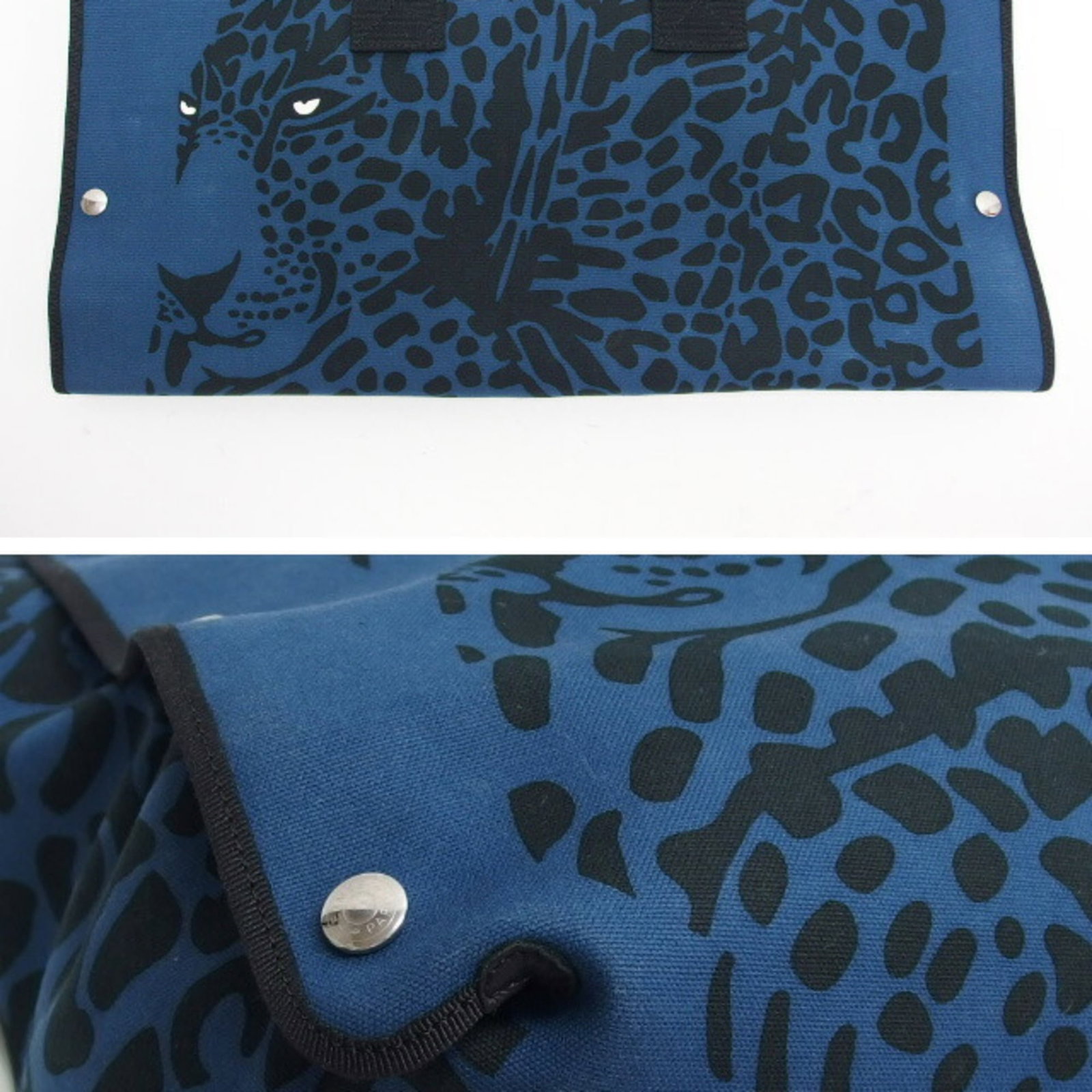 Canvas tote bag Hermes - 6