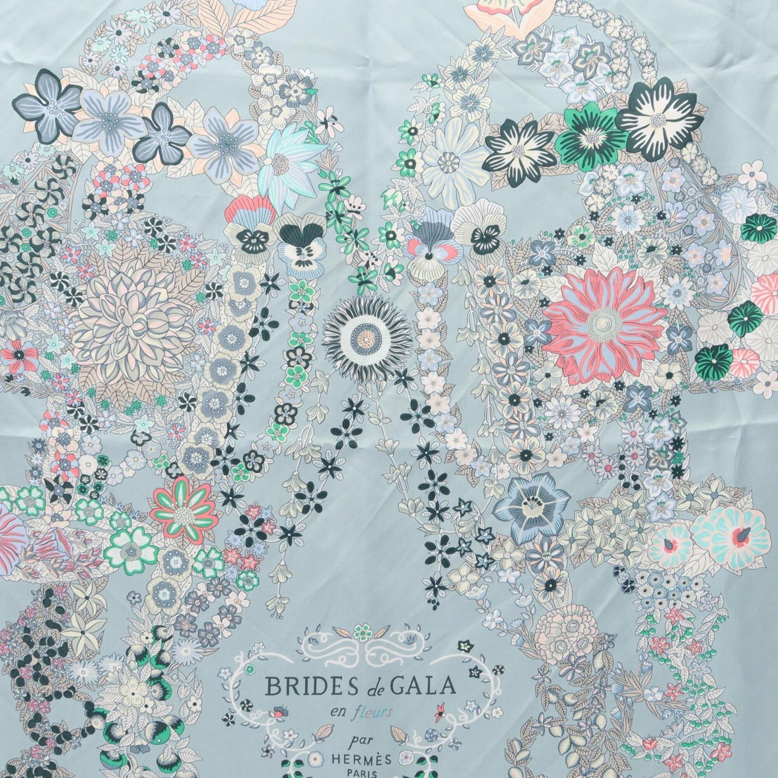 Silk Hermes Scarf - 5