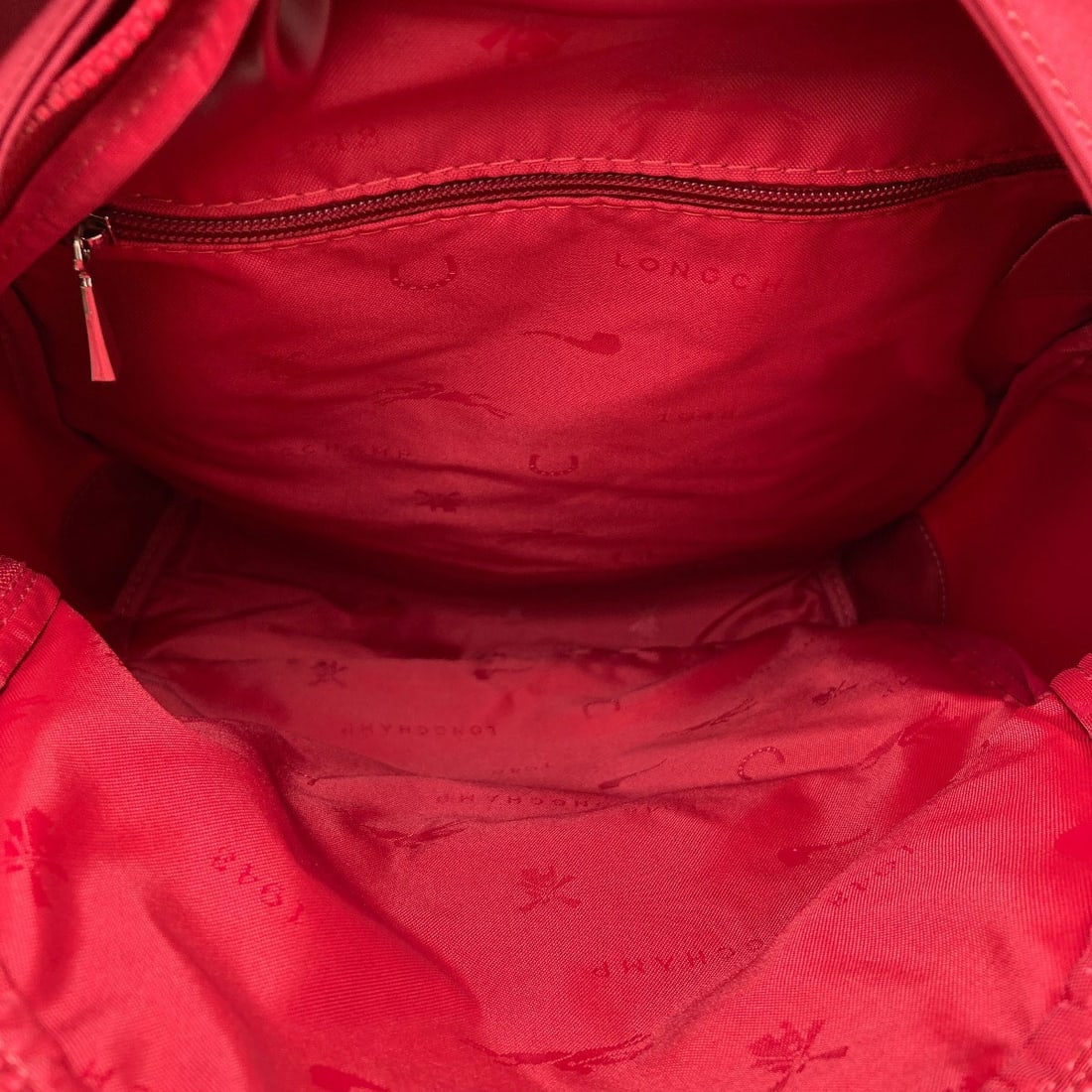 Logo Nylon Backpack Daypack Longchamp - 5