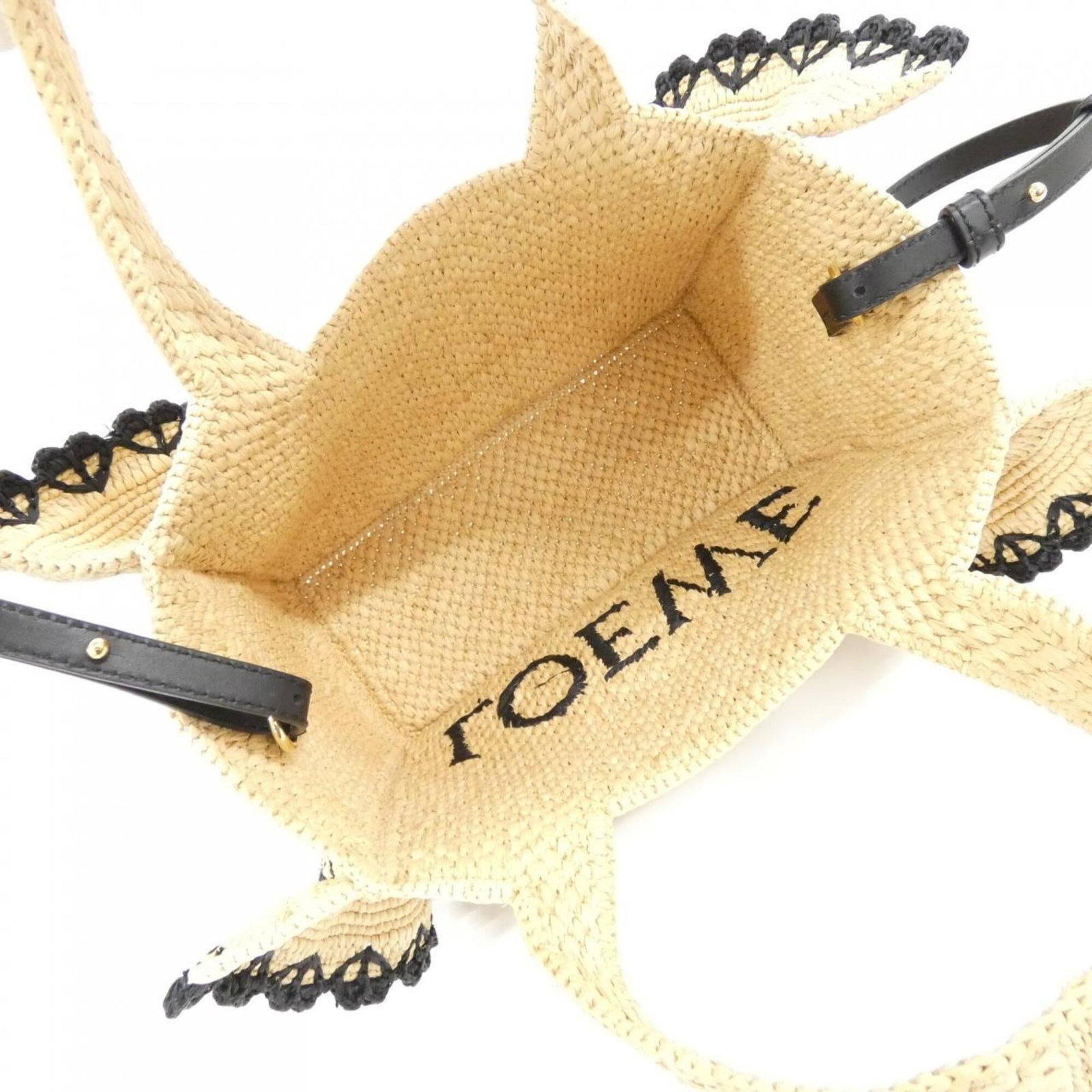 Raffia tote Loewe handbag - 8