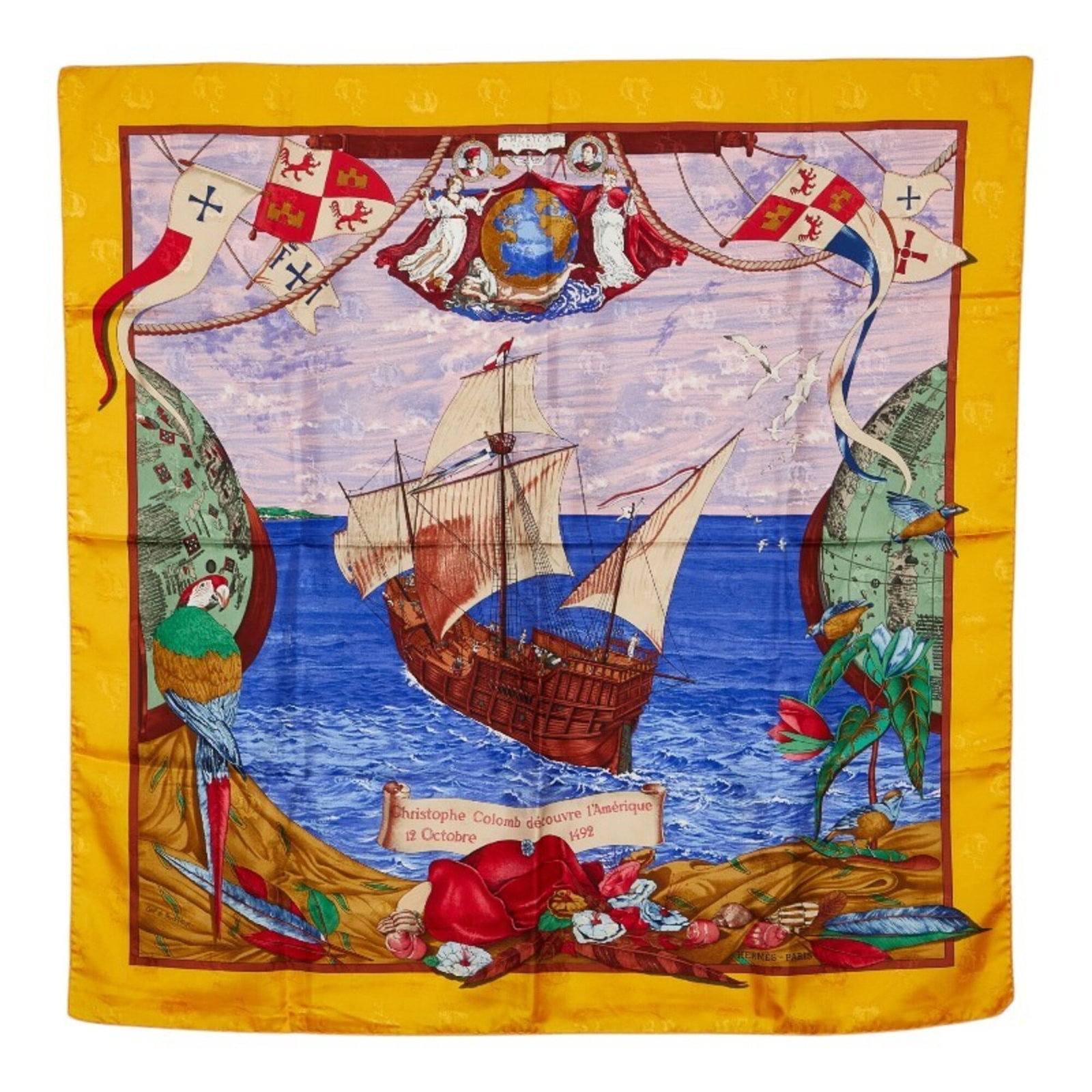Silk Hermes Scarf: Silk Hermes Scarf Silk from the renowned French fashion house, this 89cm x 89cm Hermes scarf is crafted from high-quality silk, boasting a unique multi-color design. The scarf's vibrant hues and