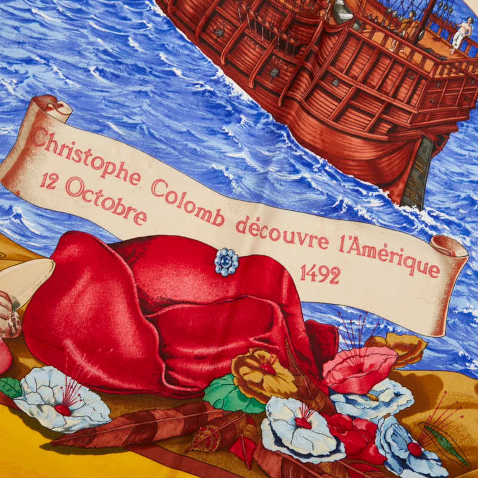 Silk Hermes Scarf - 2