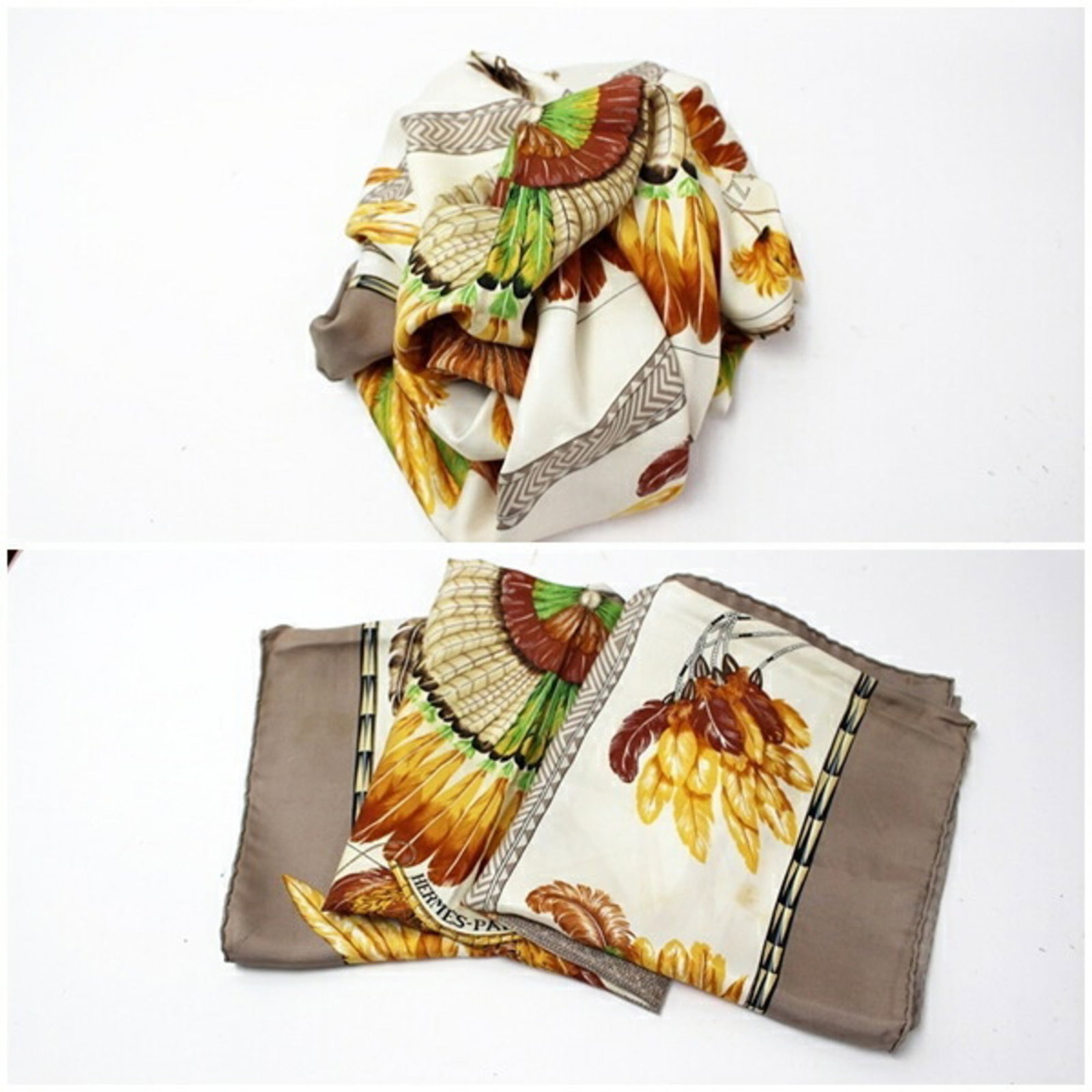 Silk Hermes Scarf - 11