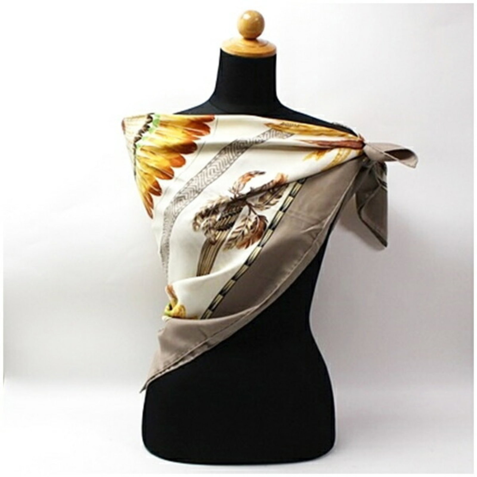 Silk Hermes Scarf - 3