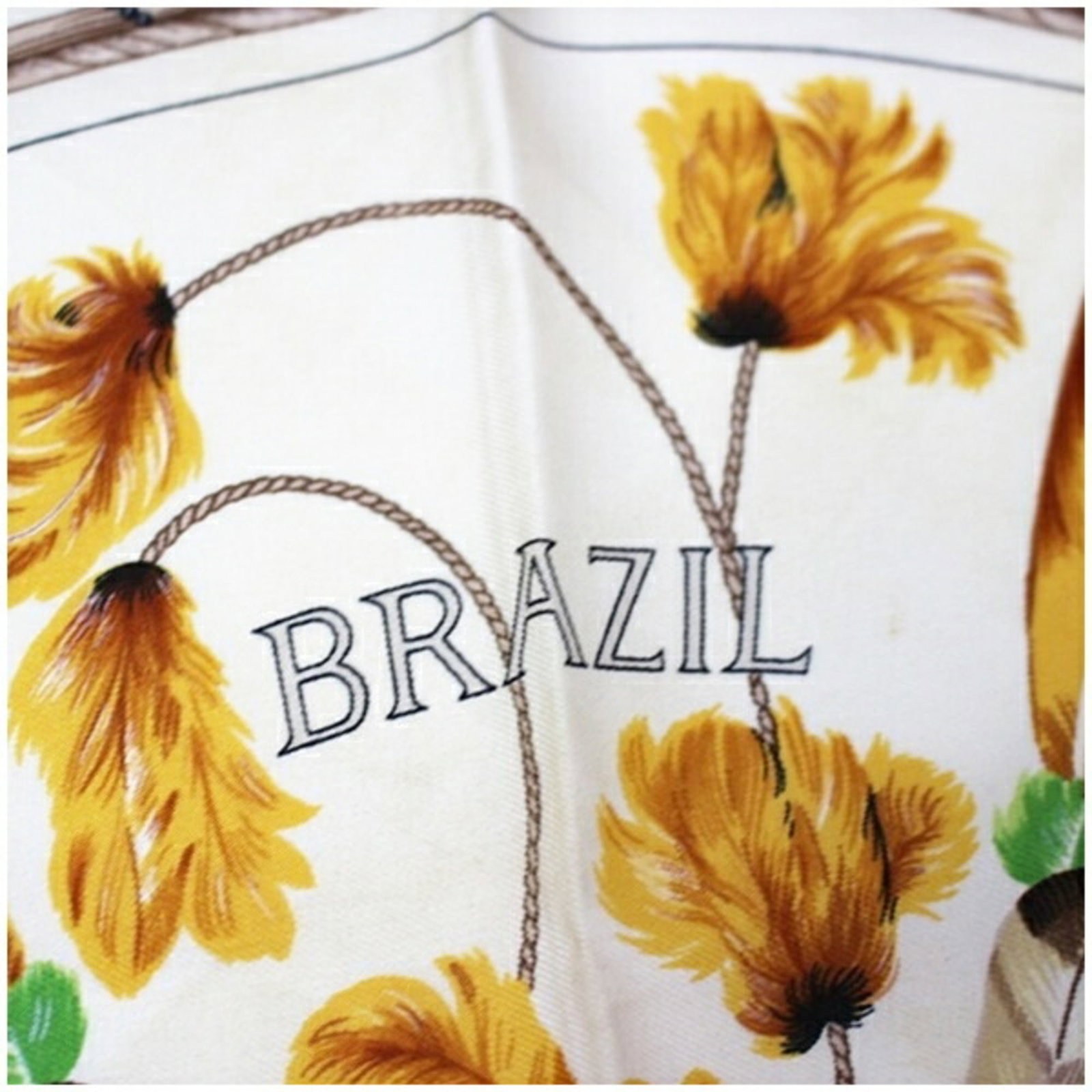 Silk Hermes Scarf - 7