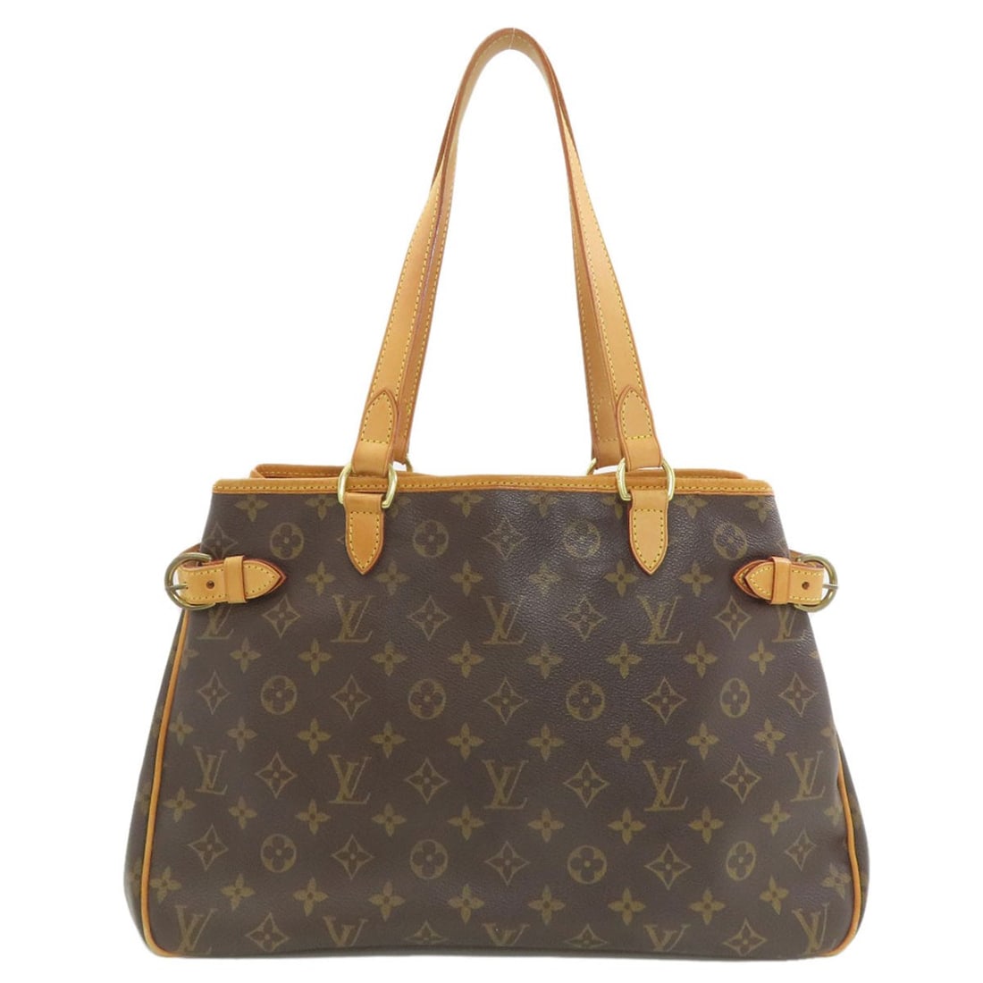 Handbag Canvas Monogram Oriental Batignolles M51154 Louis Vuitton: Handbag Canvas Monogram Oriental Batignolles M51154 Louis Vuitton Monogram canvas exterior, a signature feature of LOUIS VUITTON handbags, adorns this brown brown bag. With a sturdy 9.8 inch height
