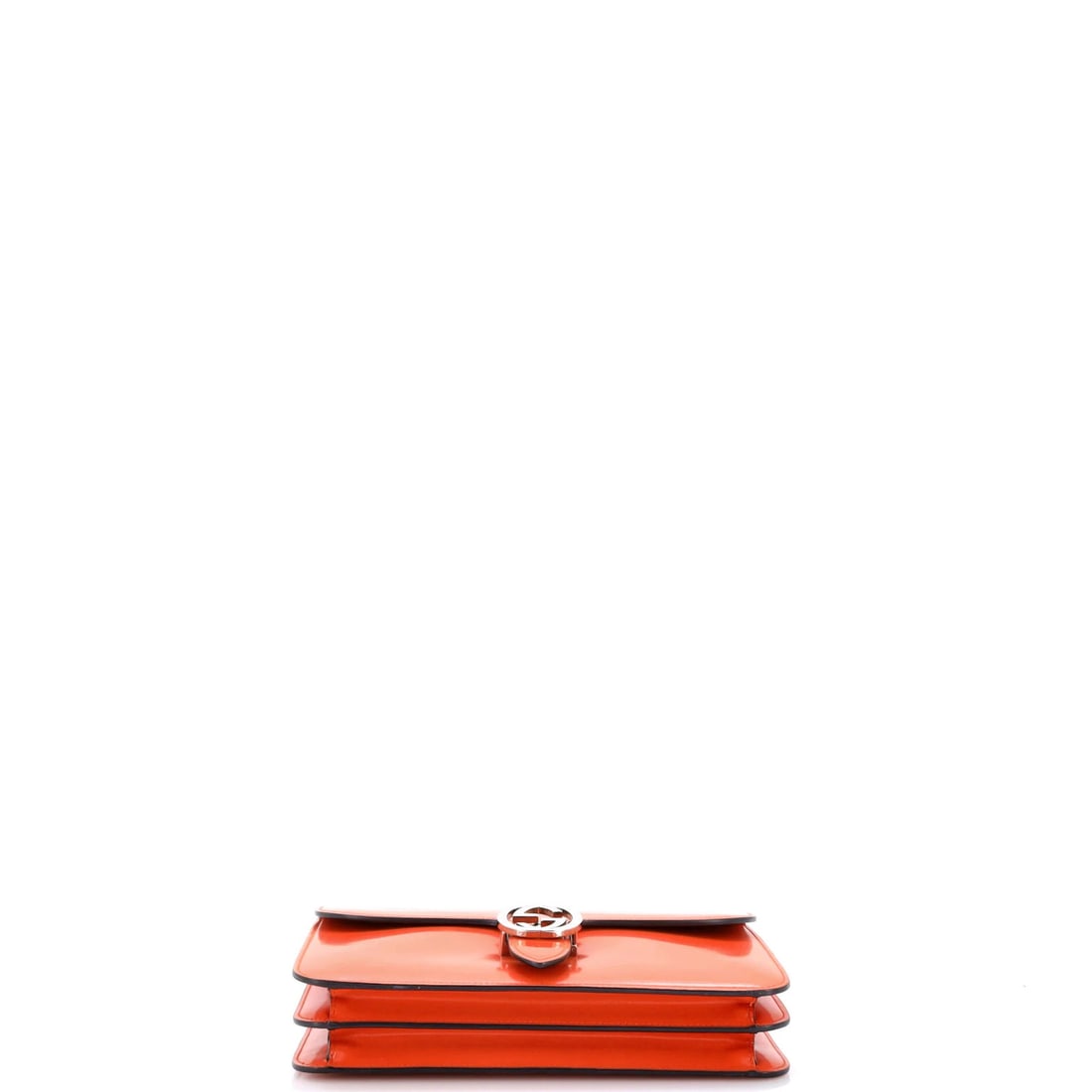 Patent Medium Gucci Interlocking Shoulder Bag - 4