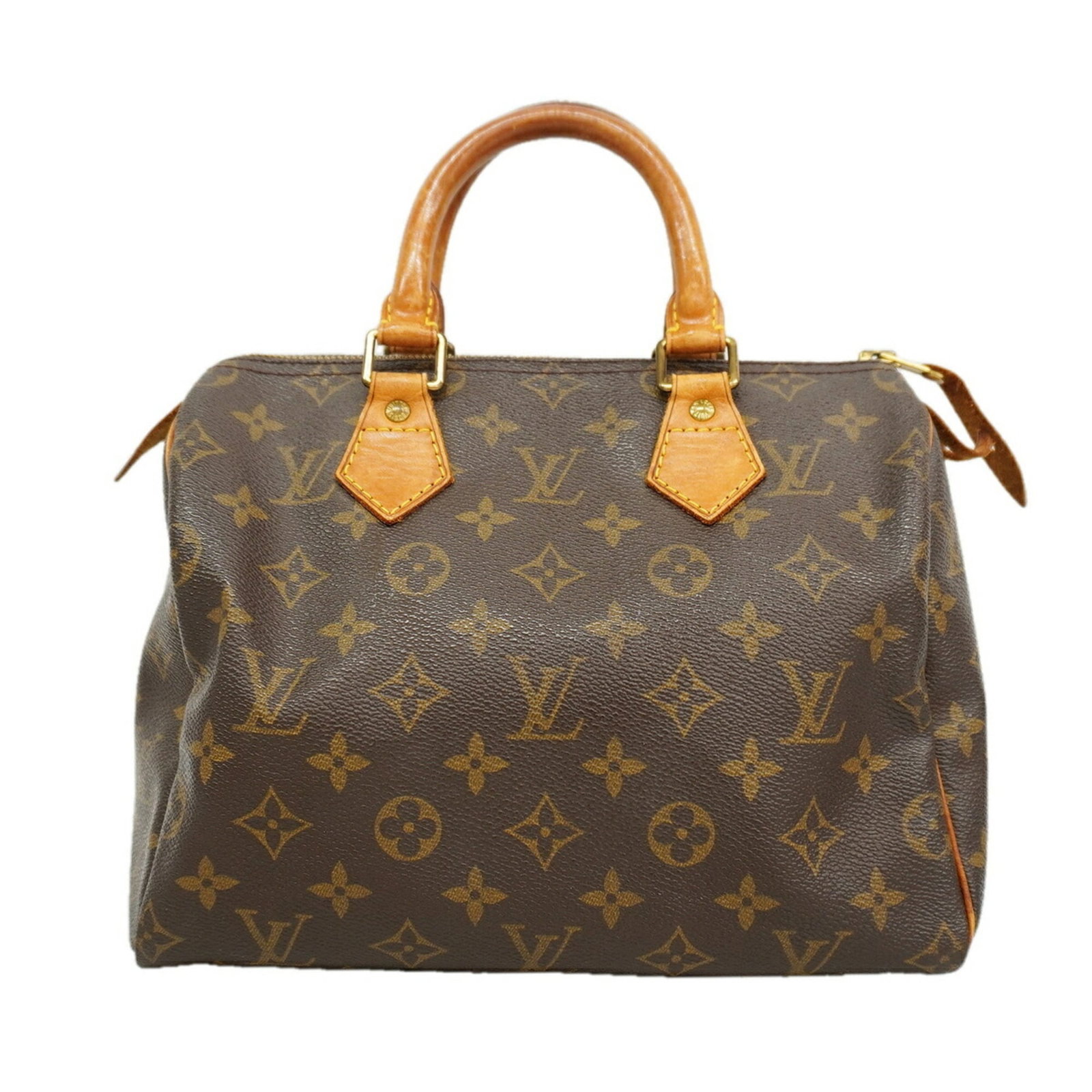 Handbag Louis Vuitton: Handbag Louis Vuitton Brown Louis Vuitton handbag with dimensions 19cm x 25cm x 14cm. Made with classic design and signature monogram pattern, this stylish bag is a timeless accessory for women.