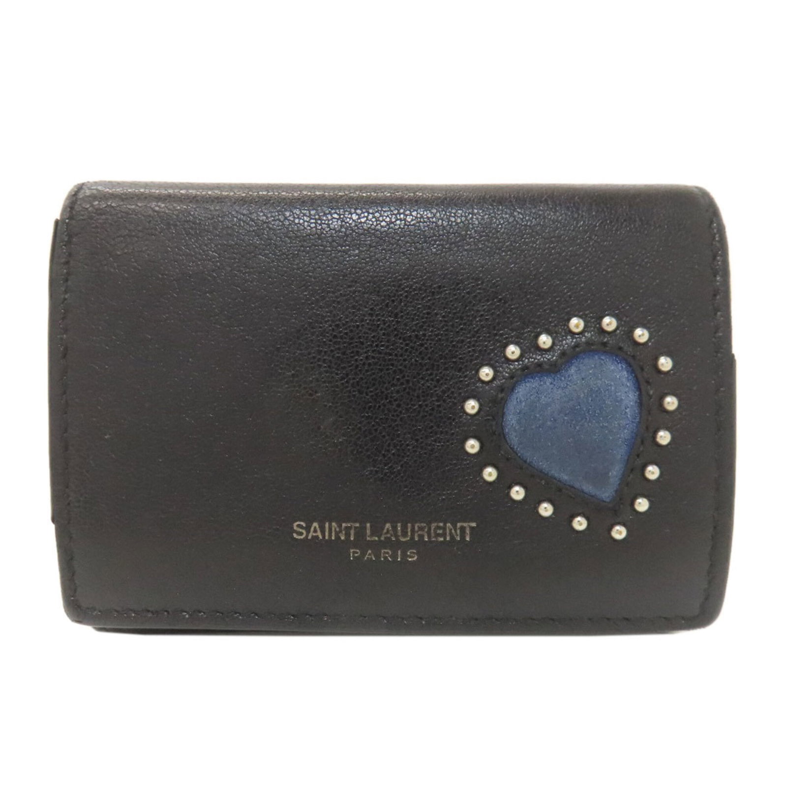 Yves Saint Laurent Wallet (Tri-Fold): Yves Saint Laurent Wallet (Tri-Fold) This Yves Saint Laurent tri-fold wallet is a sleek and sophisticated accessory, boasting a classic design with clean lines and a timeless aesthetic. Made from