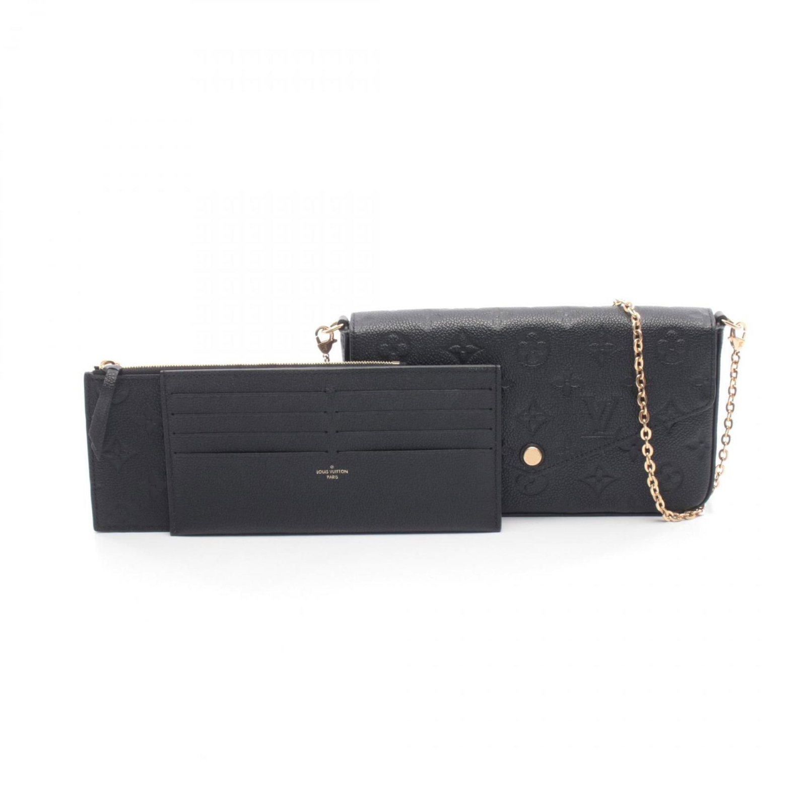 Handbag Pochette Pouch Shoulder Bag Monogram Empreinte Louis Vuitton: Handbag Pochette Pouch Shoulder Bag Monogram Empreinte Louis Vuitton Monogram Empreinte Louis Vuitton's sleek design makes this pochette pouch a stylish accessory. With its black, Noir color and