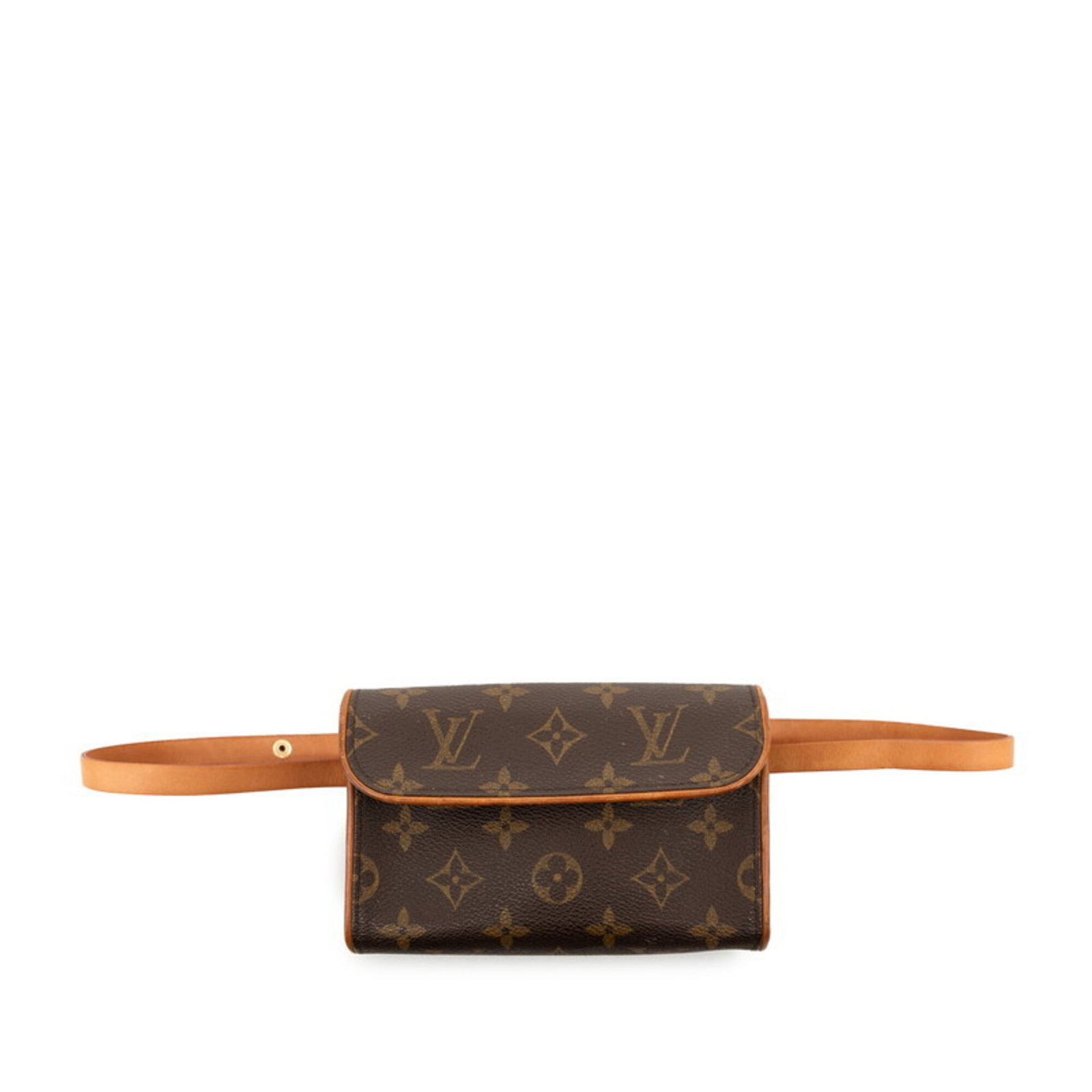 Pochette Sling Bag Pvc Leather Louis Vuitton: Pochette Sling Bag Pvc Leather Louis Vuitton PVC and leather combine in a sleek, brown Louis Vuitton Pochette Sling Bag, featuring a magnet closure and adjustable 80cm strap. The bag's compact size