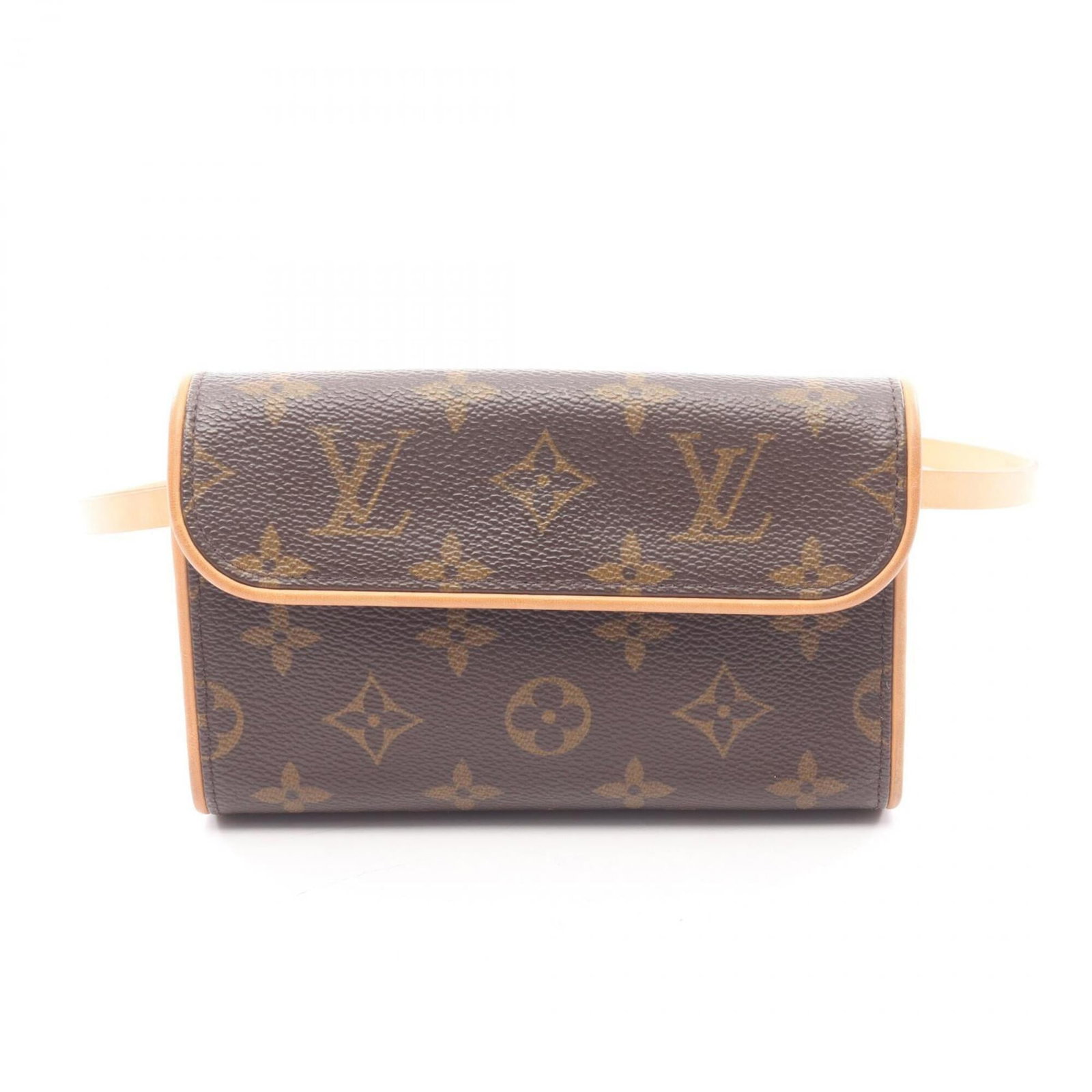Canvas Leather Fanny Pack Coated Louis Vuitton: Canvas Leather Fanny Pack Coated Louis Vuitton Coated canvas and leather make up this Louis Vuitton fanny pack, available in brown with the iconic monogram pattern. The compact design measures 10cm x