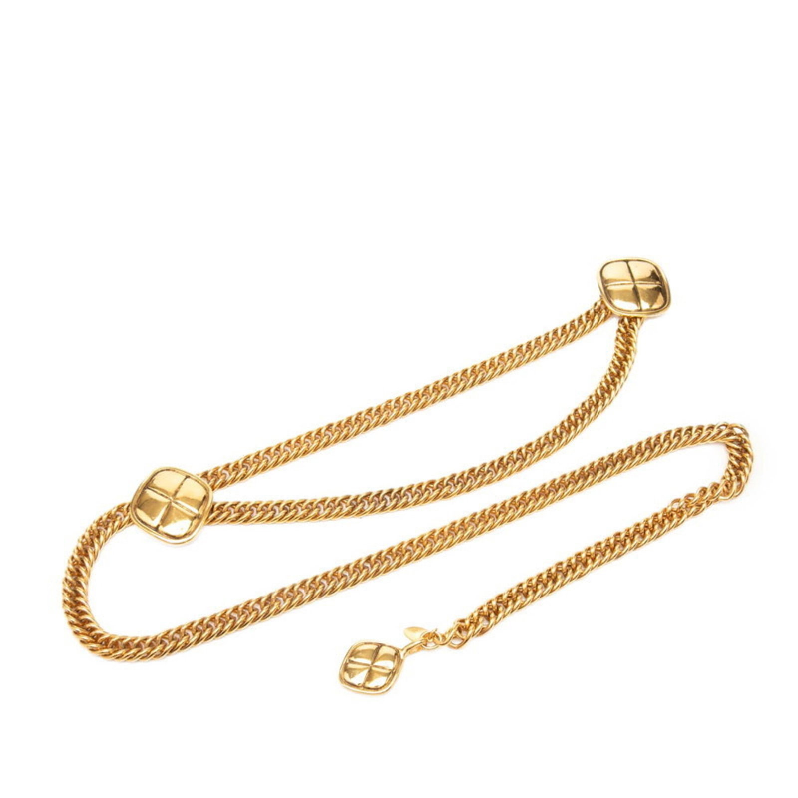 Chanel Standard Belt: Chanel Standard Belt Gold plated Chanel standard belt with a sleek 79cm length and slim 1cm width, adding a touch of sophistication to any outfit. The belt's understated design makes it a versatile