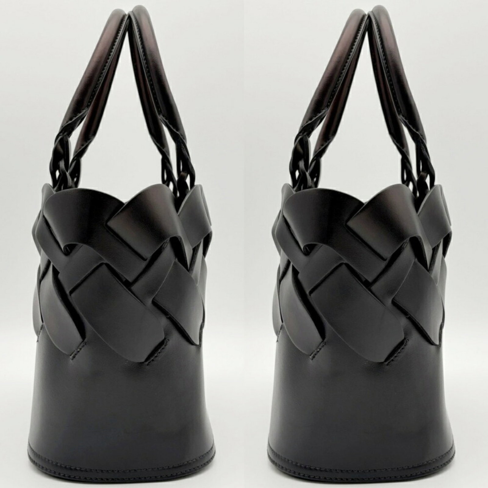 Leather Prada Tote Bag - 5