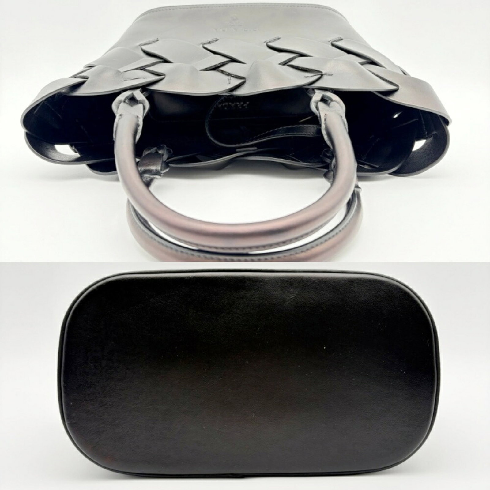 Leather Prada Tote Bag - 6