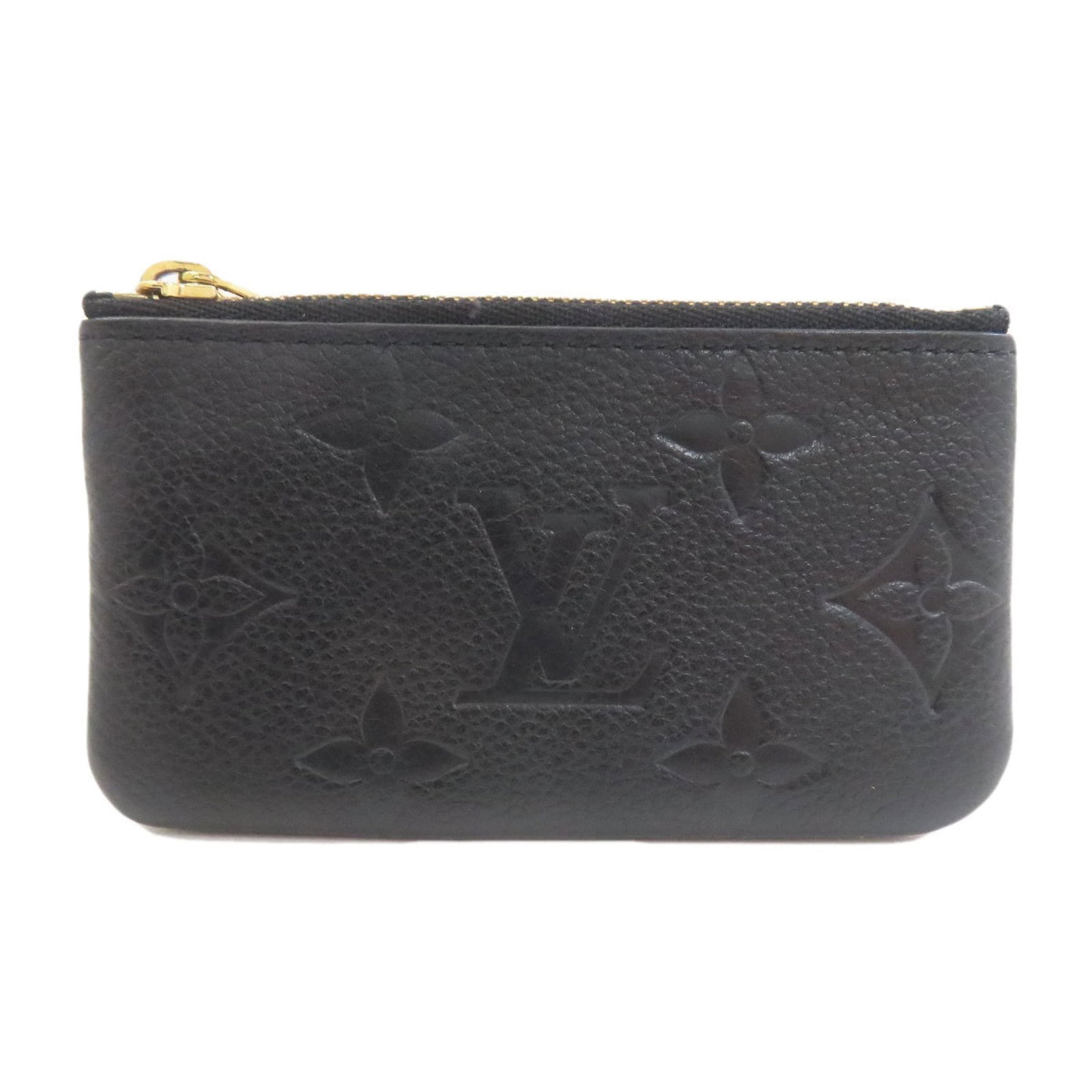Pochette by Louis Vuitton: Pochette by Louis Vuitton Small but stylish, this black Louis Vuitton Pochette measures 6.5cm x 11.5cm x 1cm, making it a compact and elegant accessory for everyday use. Its sleek design and classic