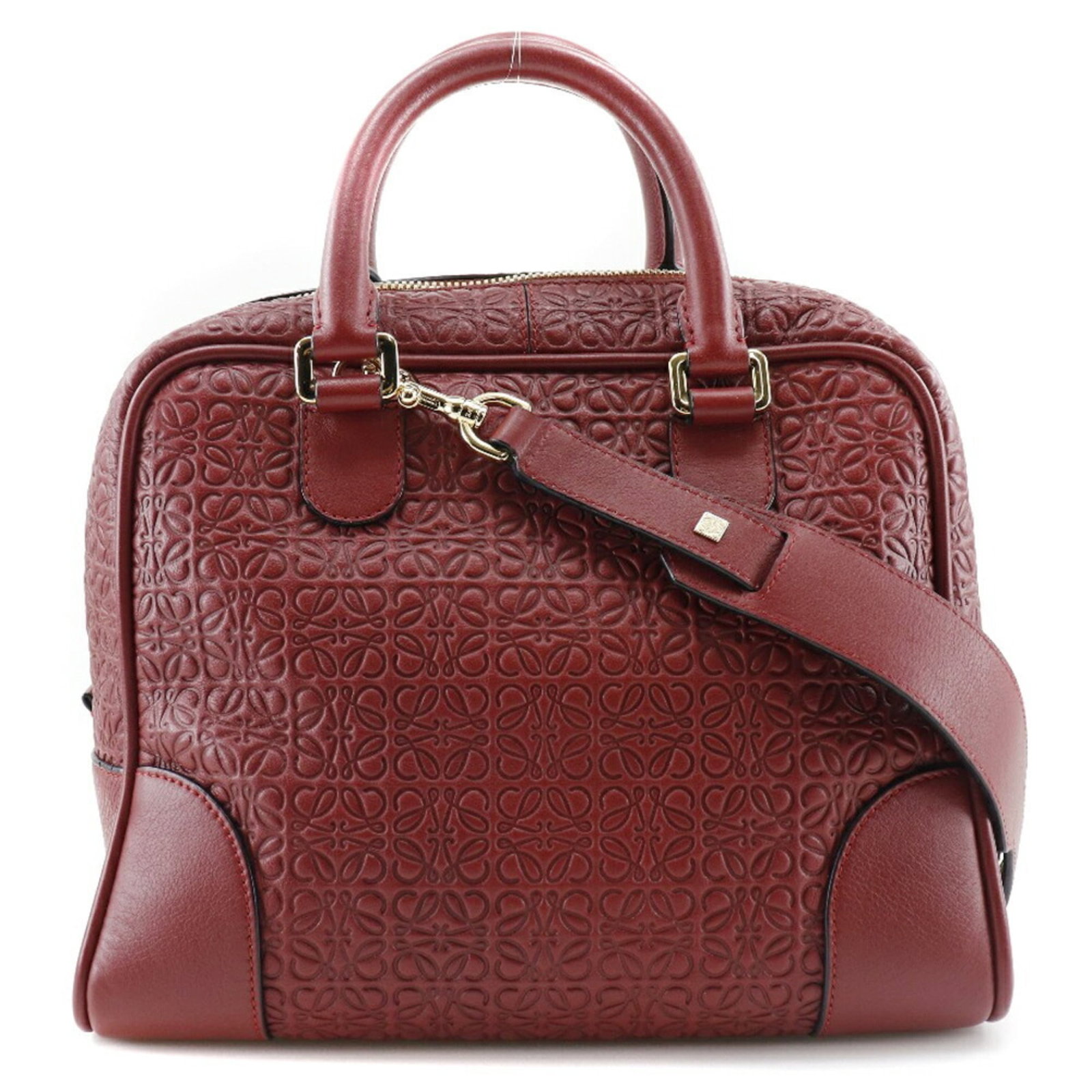 Handbag Leather Handbag: Handbag Leather Handbag Red leather calfskin handbag with dust bag, measuring 24cm x 29cm x 17cm. This stylish accessory features a classic design and premium leather material, making it a versatile
