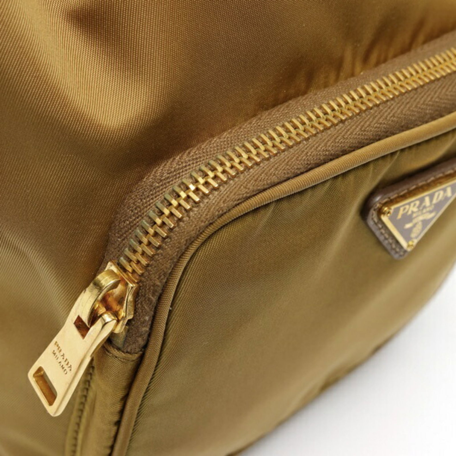 Shoulder Bag Nylon Leather Prada - 5
