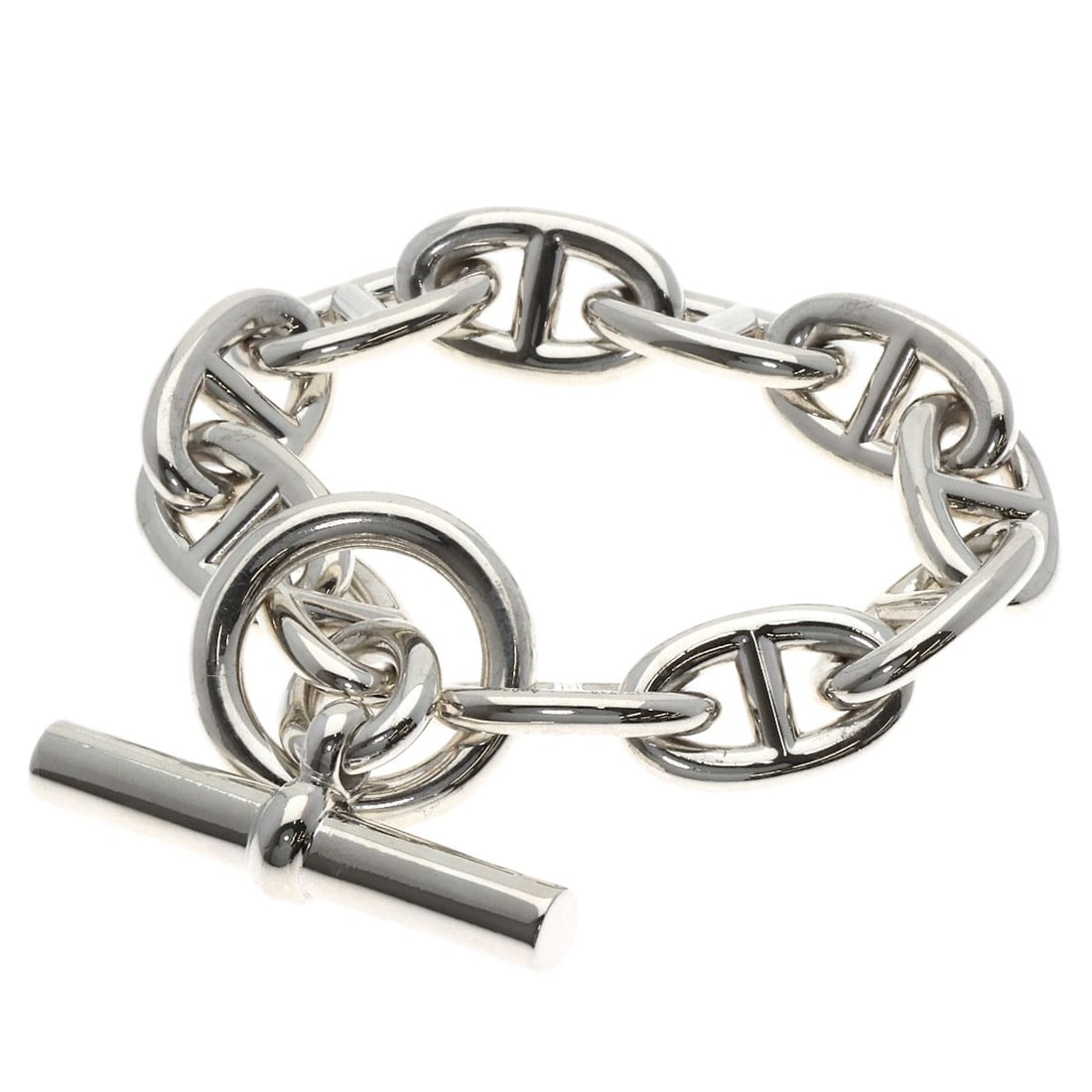Hermes Shane Dunkle Tgm 11 Frames Bracelet Silver: Hermes Shane Dunkle Tgm 11 Frames Bracelet Silver Item Specifics: Brand: HERMES Style: Bracelet Material: Silver Color: Silver Metal: Silver Main Stone: No stone Type: Bracelet Exterior Color: Silver