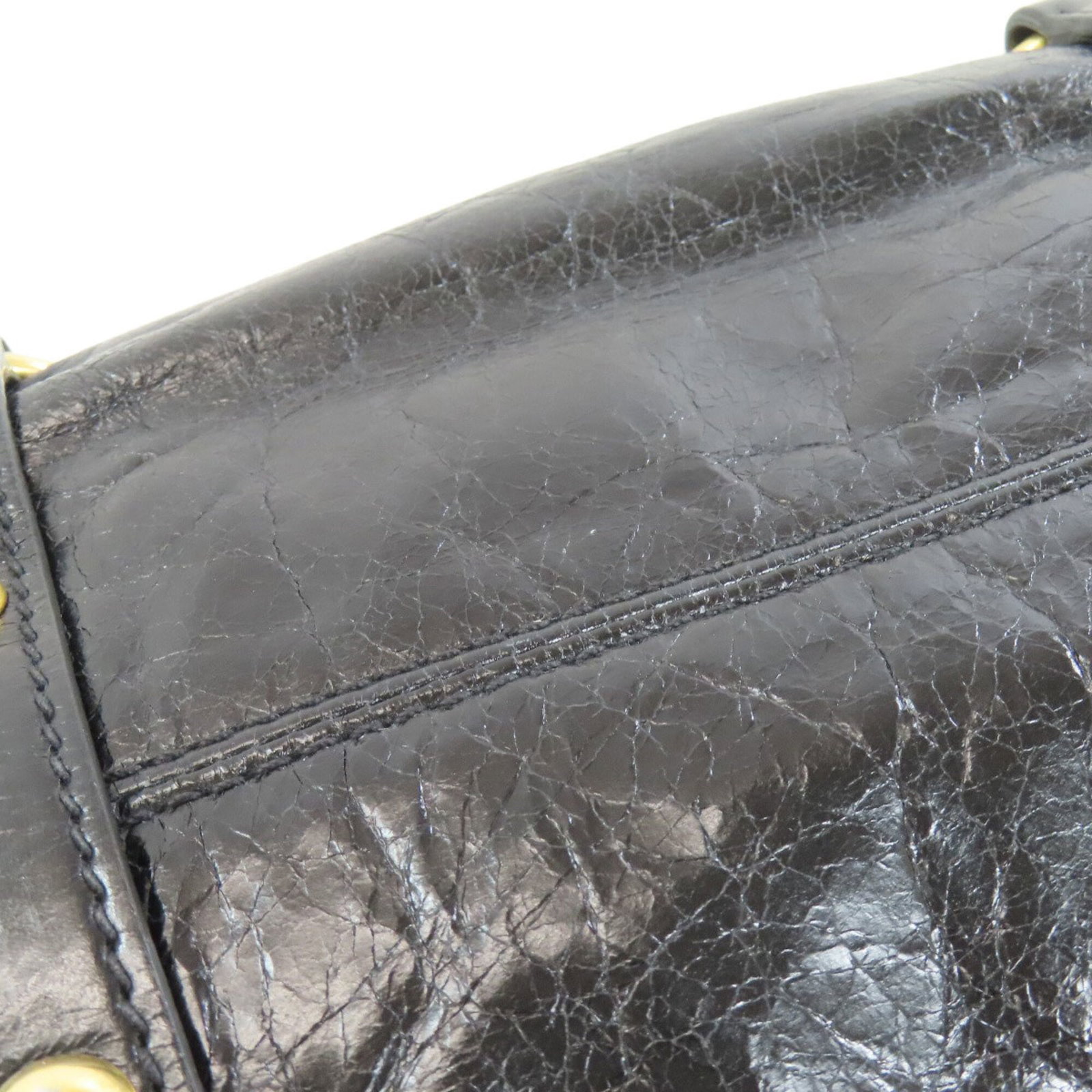Handbag Miu Leather - 13