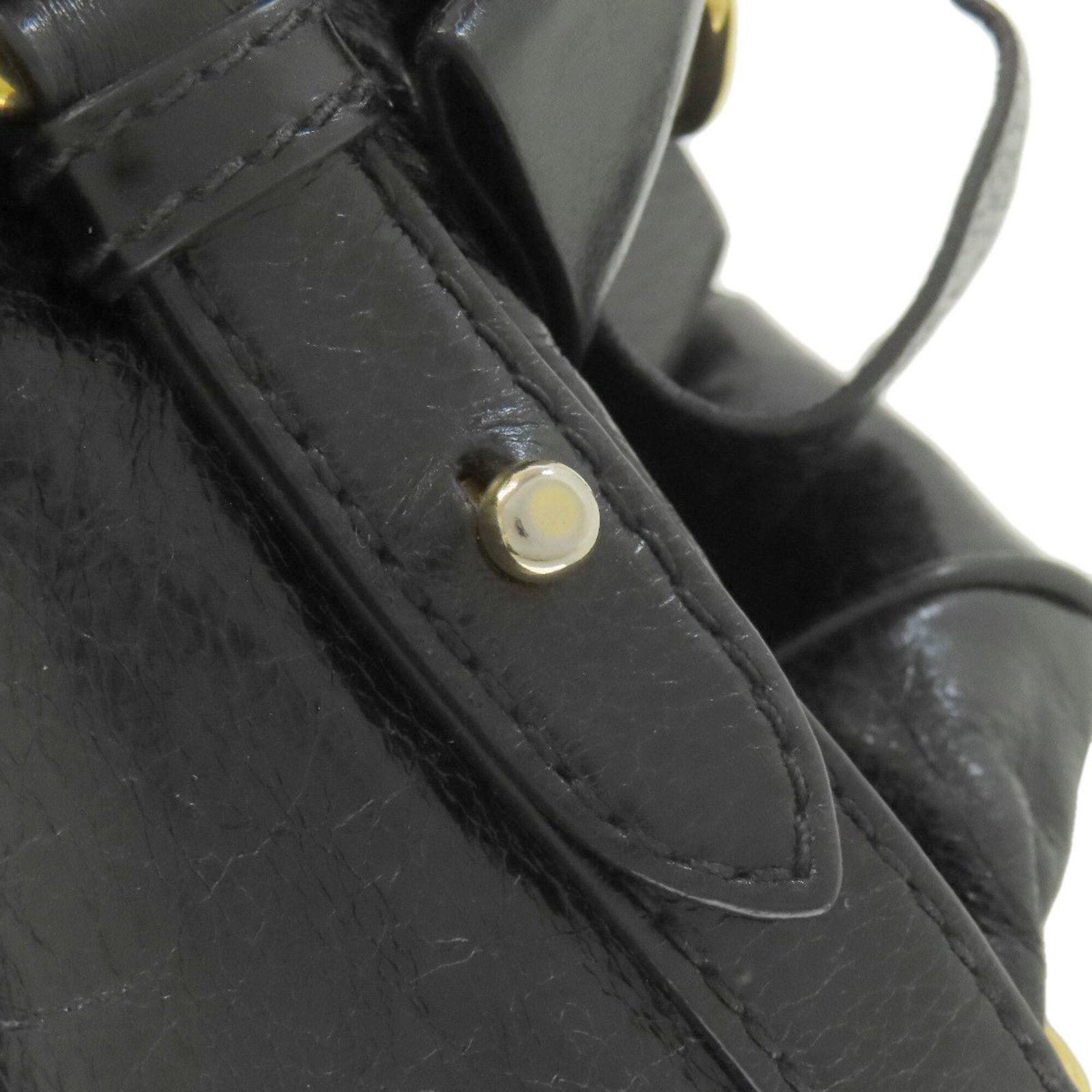Handbag Miu Leather - 14