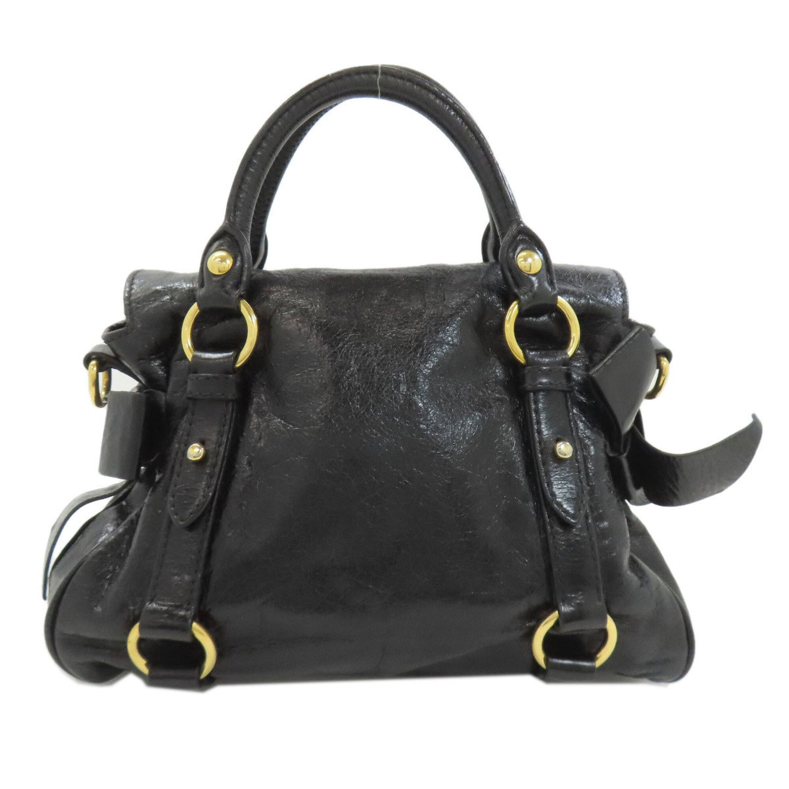 Handbag Miu Leather - 2