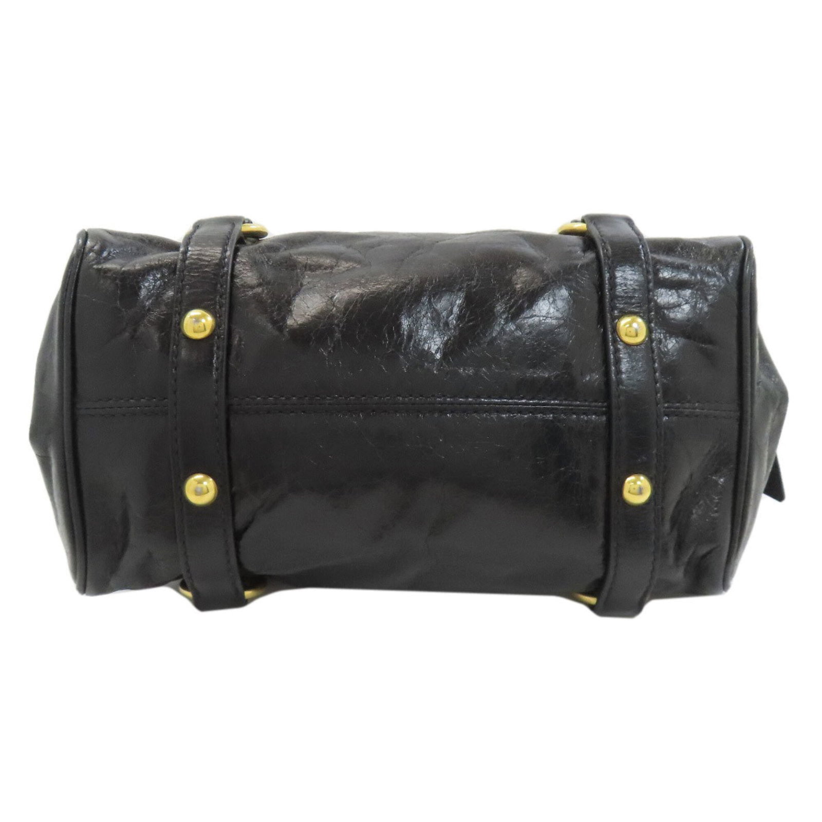 Handbag Miu Leather - 4