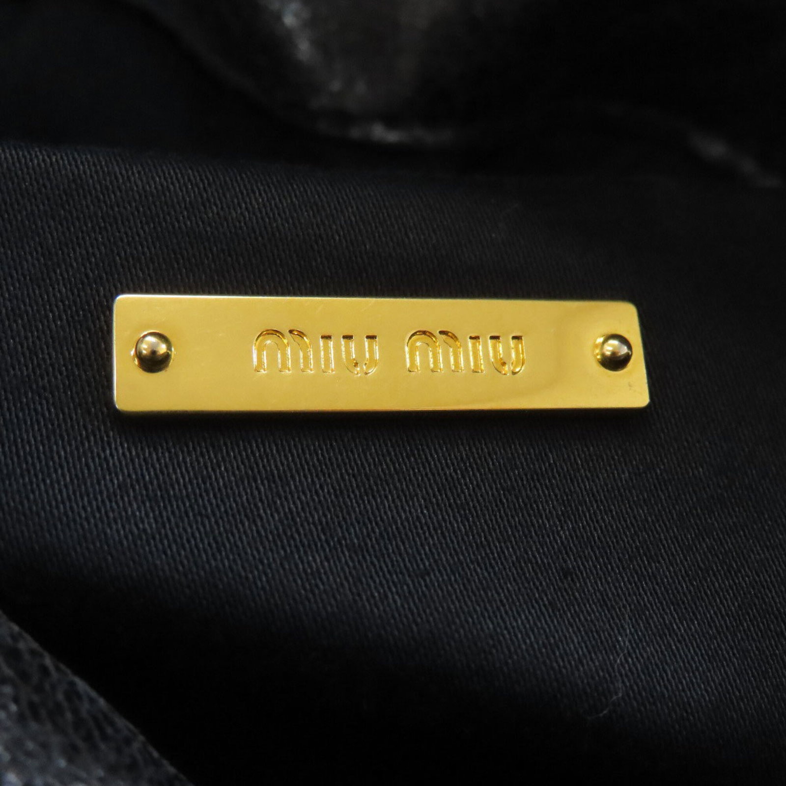 Handbag Miu Leather - 6