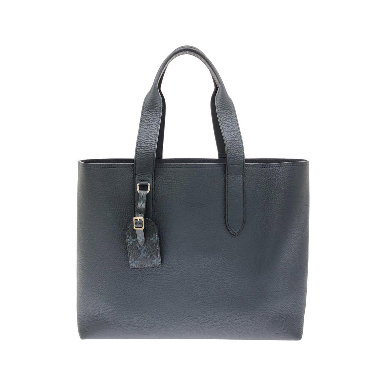Handbag Louis Vuitton: Handbag Louis Vuitton Navy blue Louis Vuitton handbag with silver hardware, measuring 33cm x 40cm x 12cm, weighing 1.18kg. Features a 50cm long handle for comfortable carrying. Item Specifics: Brand: 