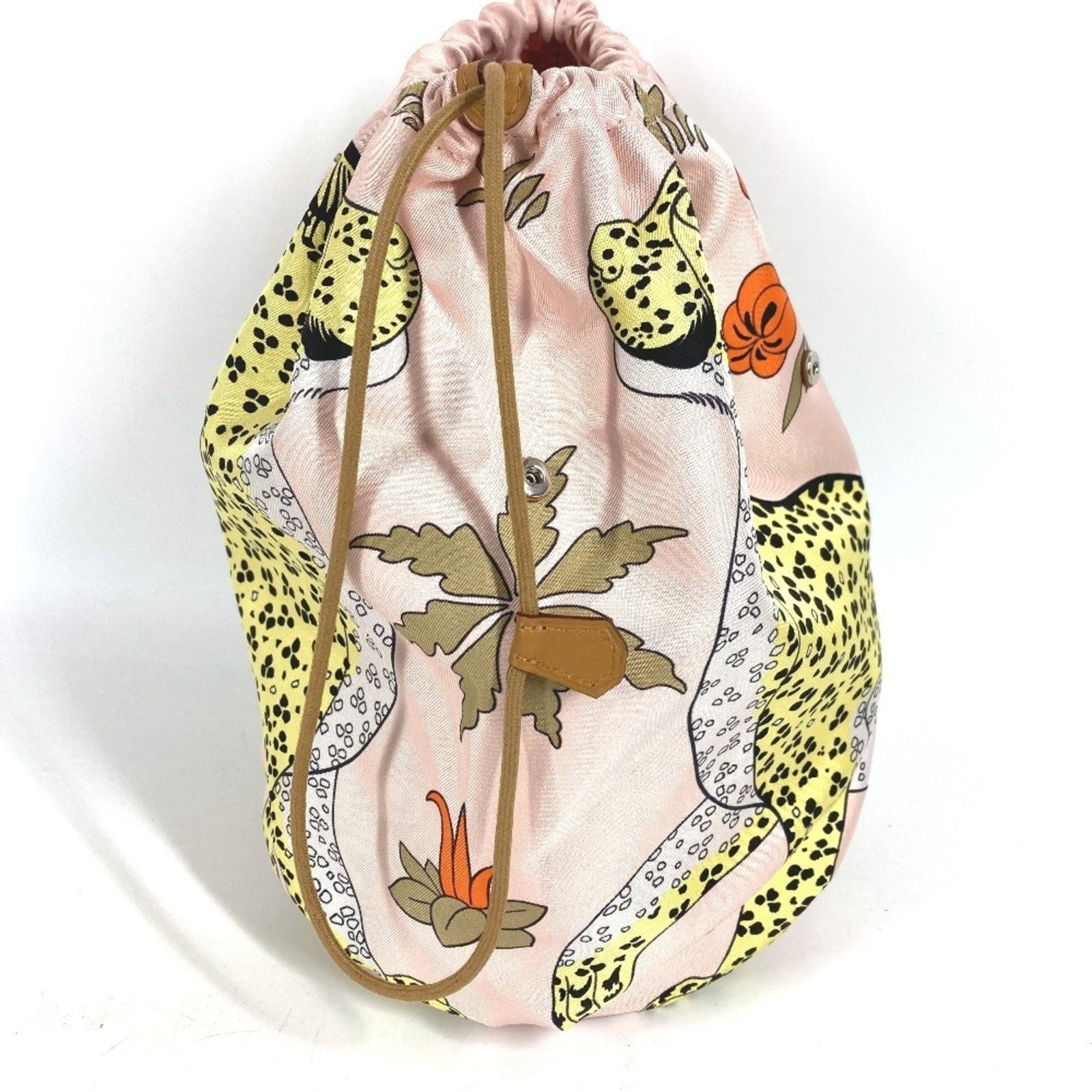 Hermes Silk Pouch Handbag - 2