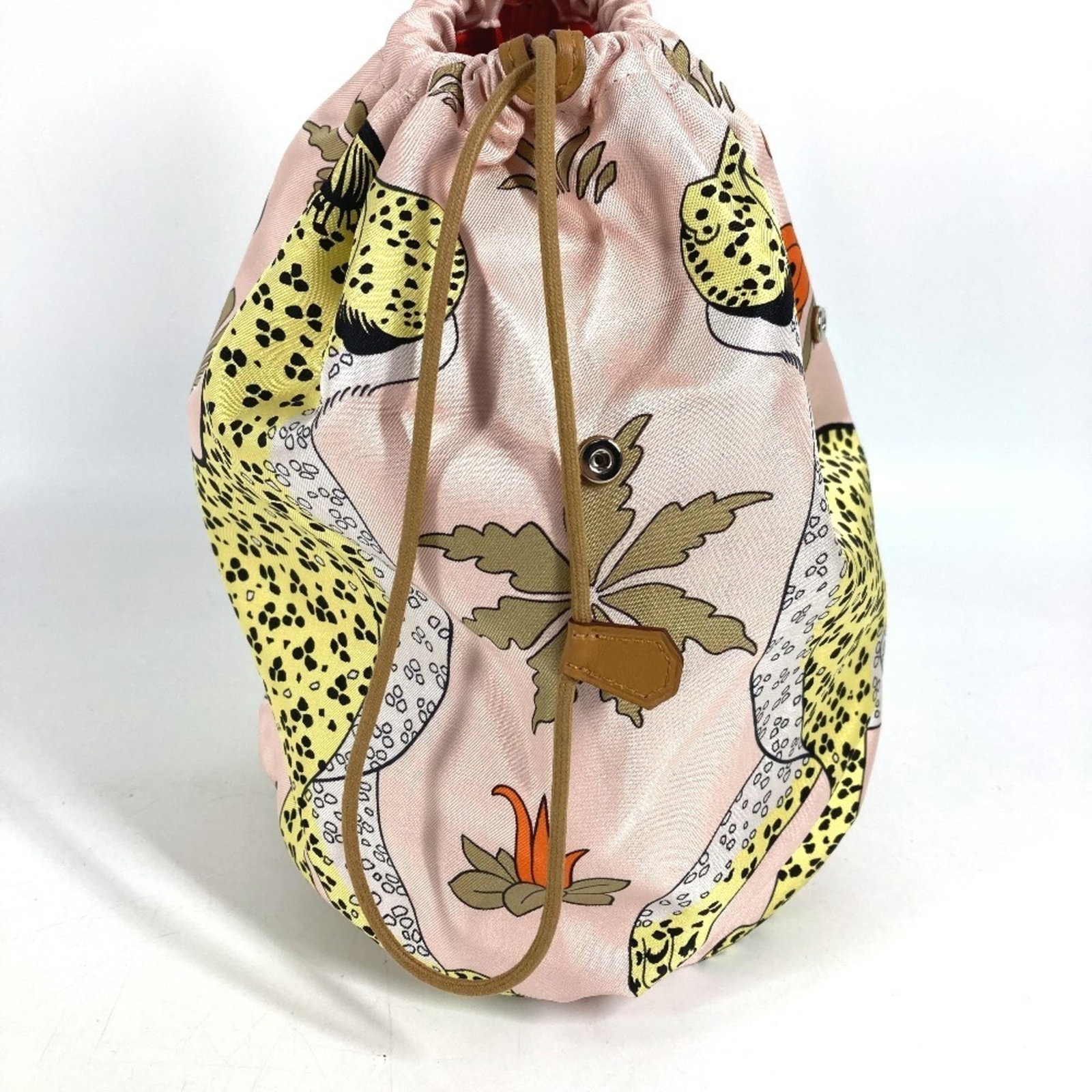 Hermes Silk Pouch Handbag - 6
