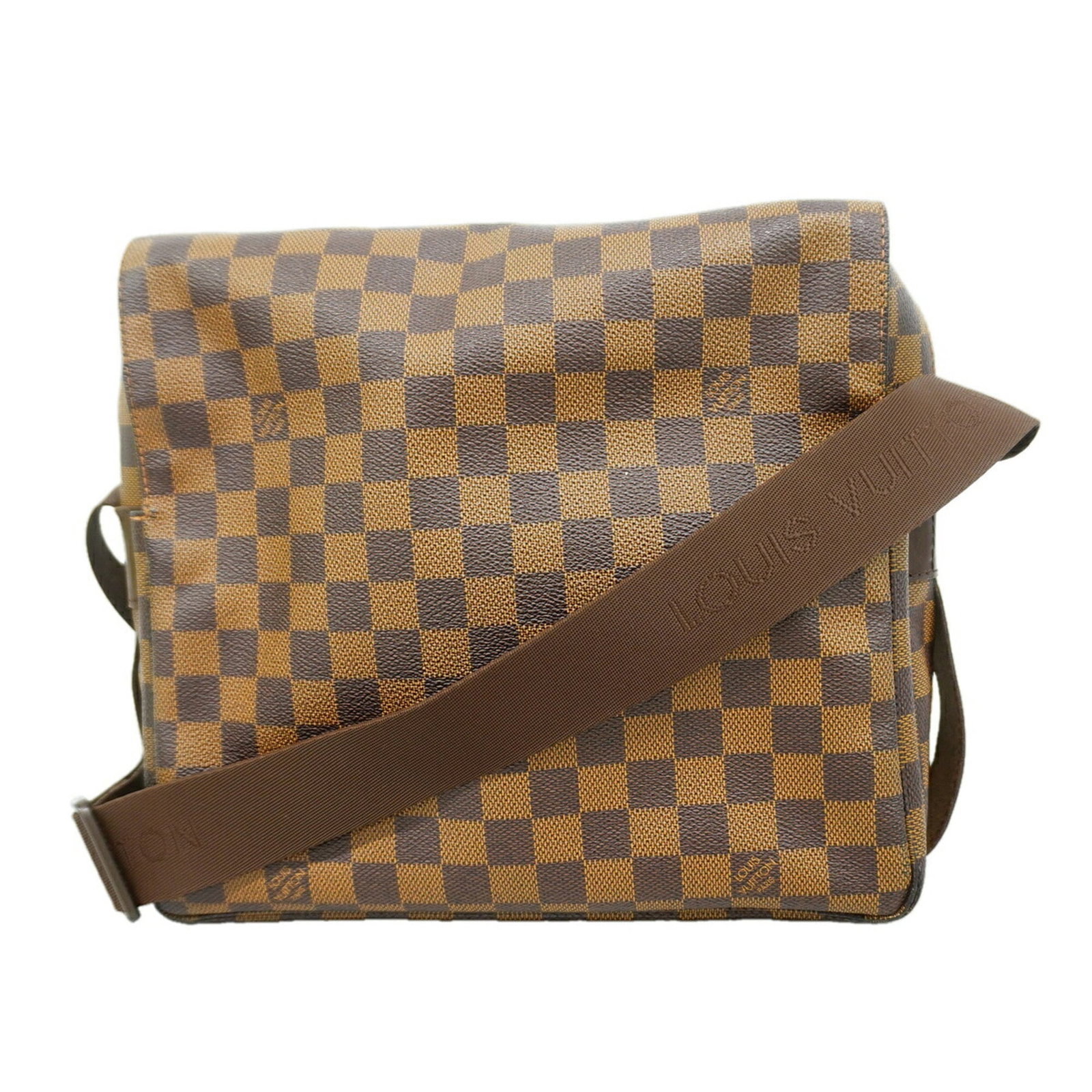 Shoulder Bag by Louis Vuitton: Shoulder Bag by Louis Vuitton Ebene-colored shoulder bag by Louis Vuitton, featuring a classic design with a 25cm x 27cm x 14.5cm size. The bag's timeless style and sleek dimensions make it a