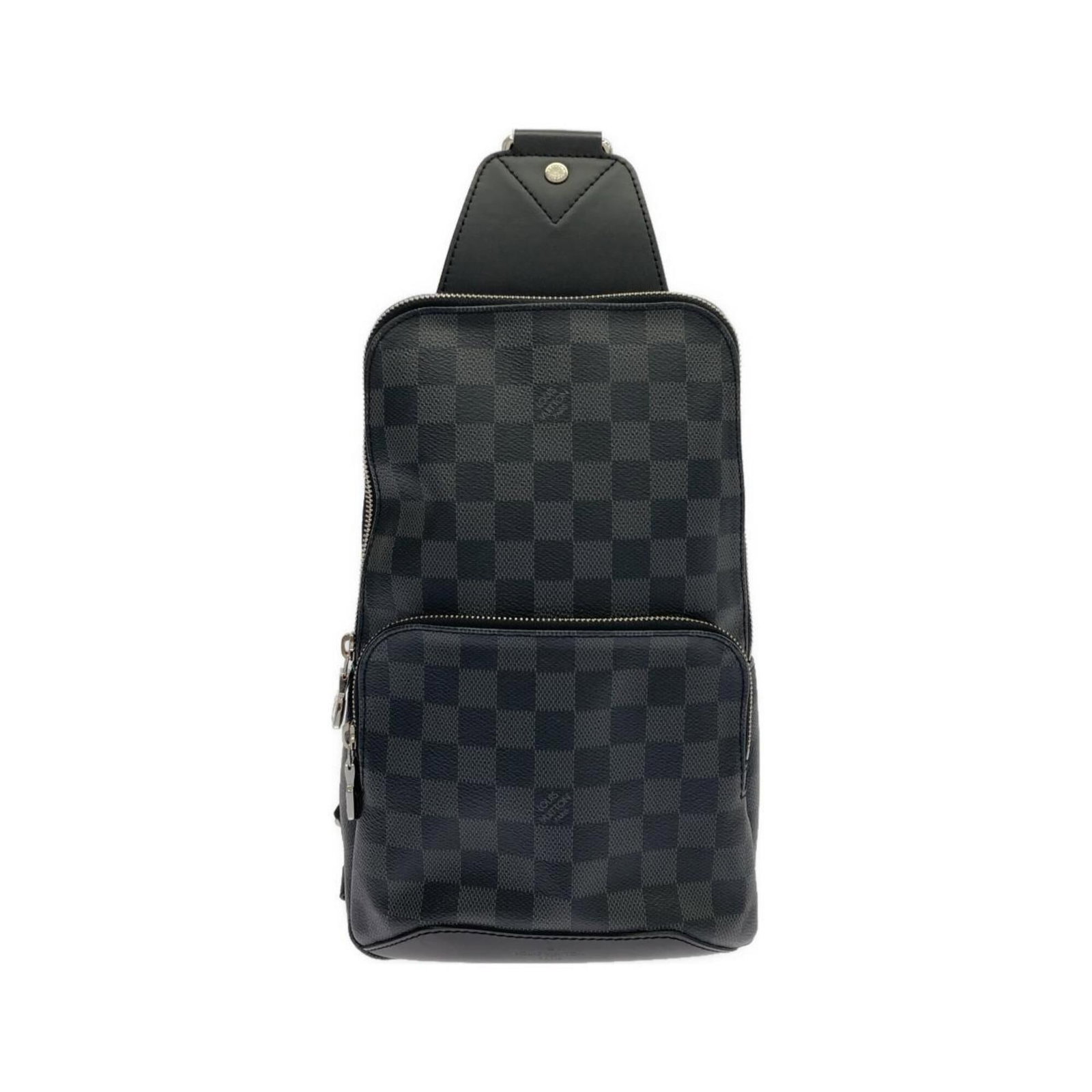 Canvas Coated Louis Vuitton Bag Shoulder: Canvas Coated Louis Vuitton Bag Shoulder Canvas Coated Louis Vuitton Bag Shoulder - A stylish and compact shoulder bag made from coated canvas, featuring a sleek graphite color and silver hardware.