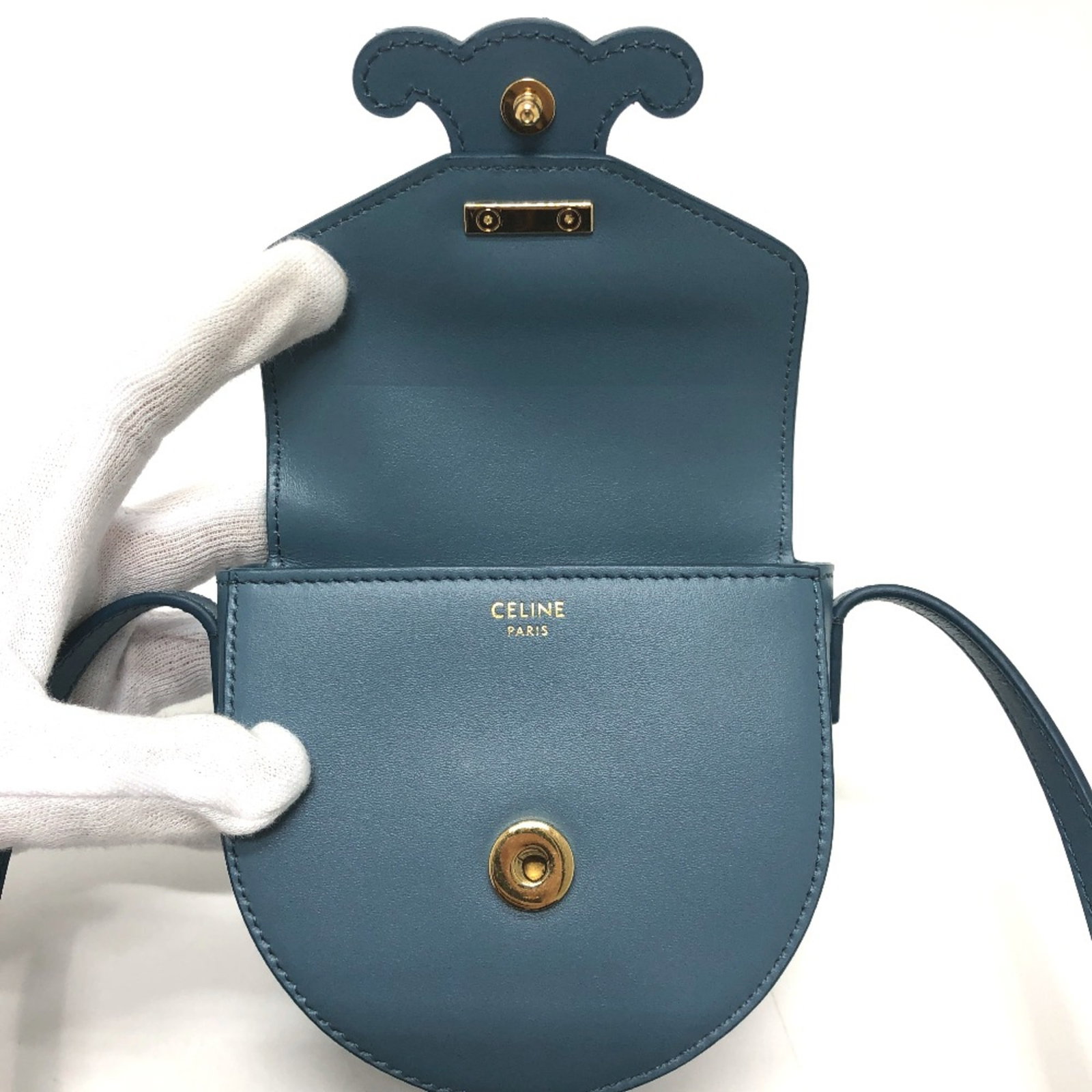 Shoulder Bag Leather Celine - 8