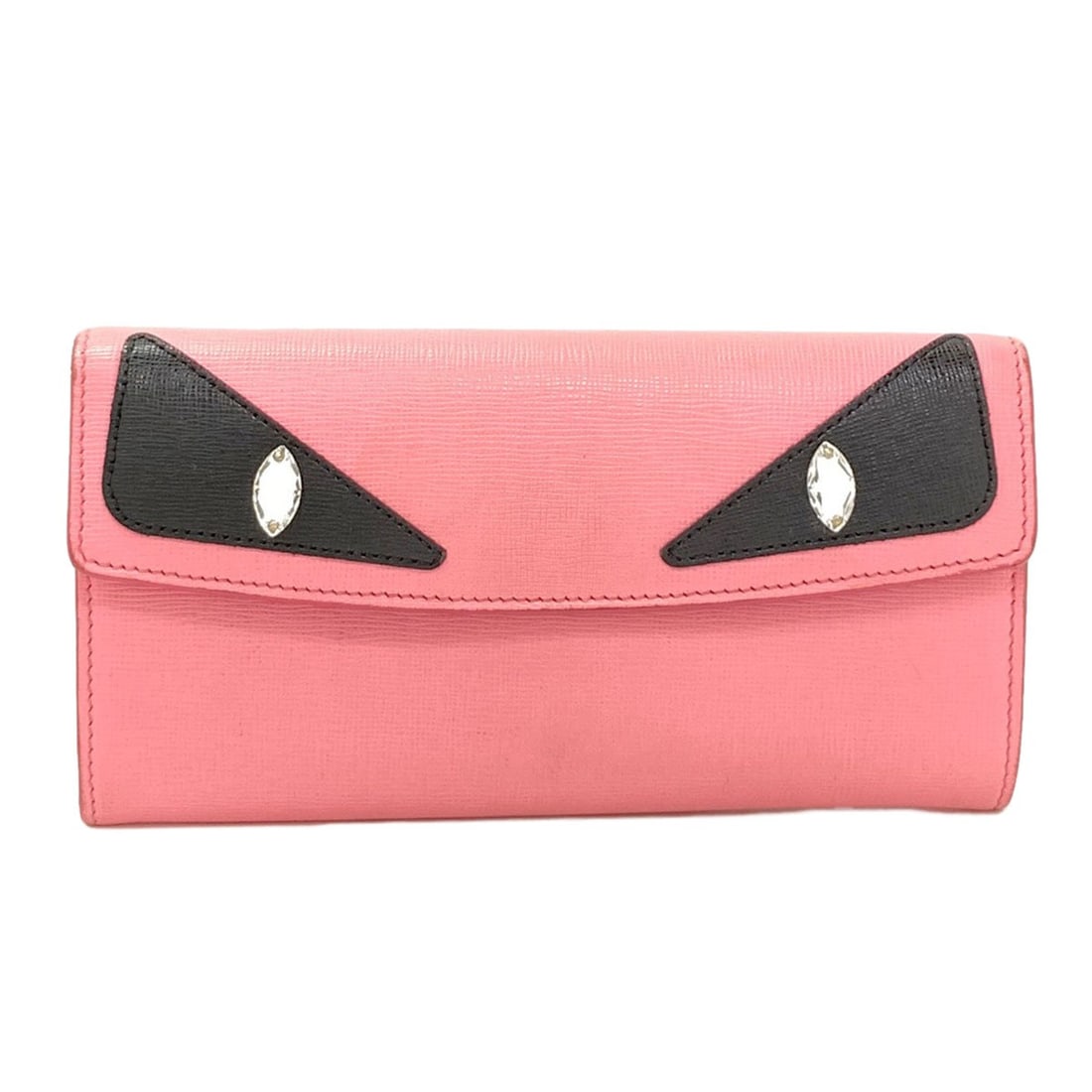 Fendi Wallet Monster Long Coin Leather Pocket With Bugs: Fendi Wallet Monster Long Coin Leather Pocket With Bugs Pink Fendi Wallet Monster Long Coin Leather Pocket With Bugs. This Fendi wallet boasts a striking pink exterior and features a long design with