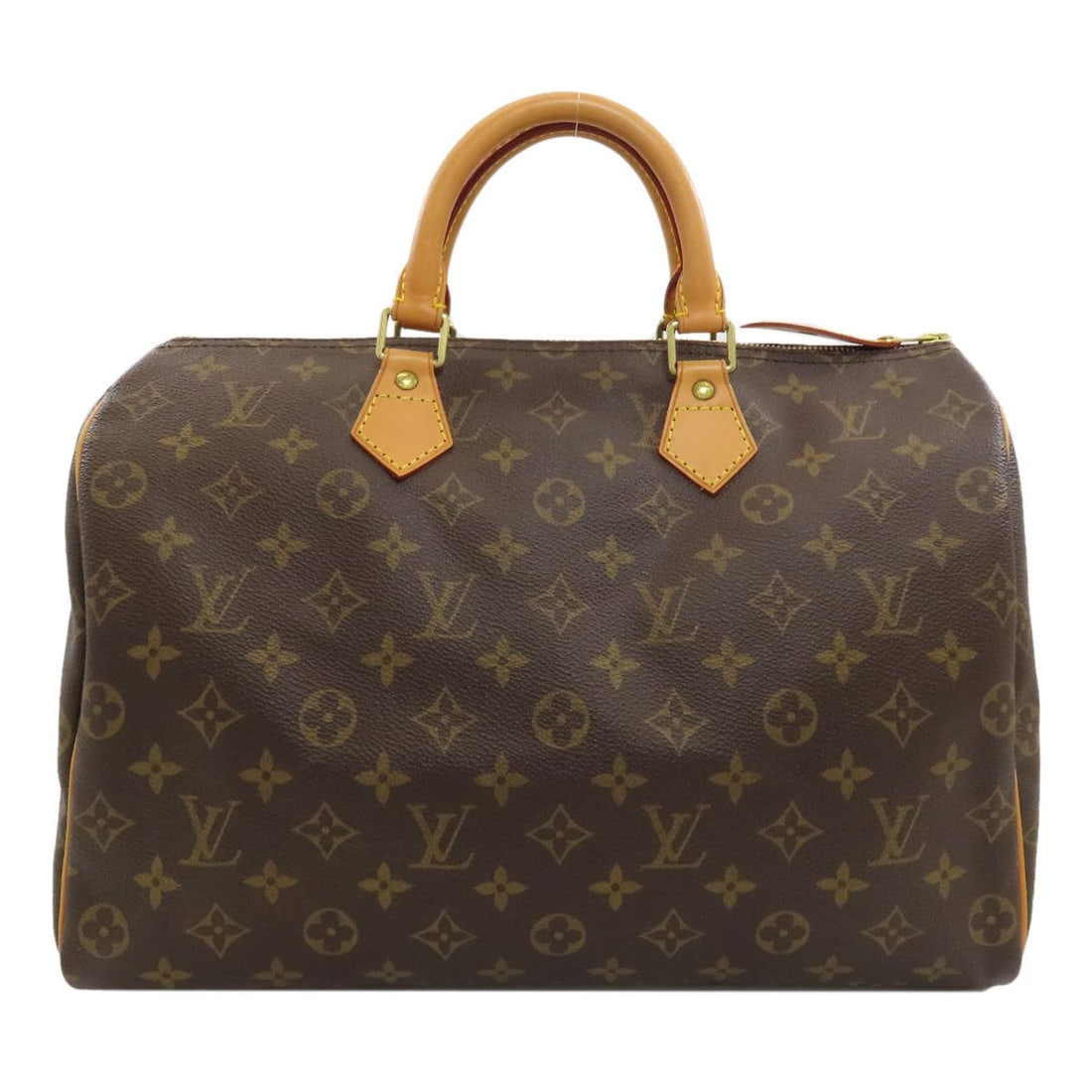 Monogram Canvas Bag Boston 35 M41524 Speedy Louis Vuitton: Monogram Canvas Bag Boston 35 M41524 Speedy Louis Vuitton Monogram canvas exterior adds a touch of classic style to this 35-inch Boston bag, featuring a timeless design and a signature that bears a