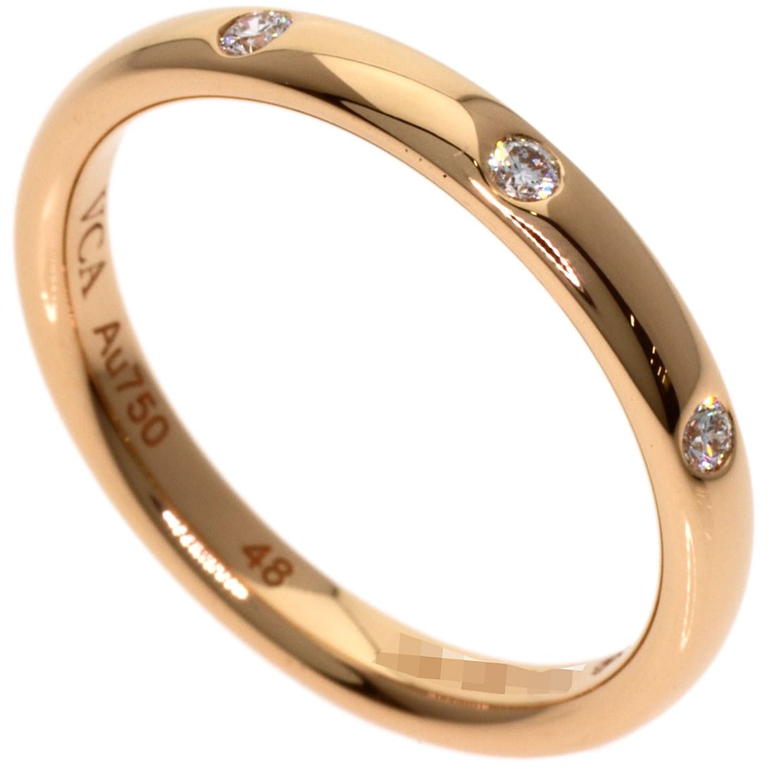 Diamond 3P K18 Pink Gold Van Cleef & Arpels Tandlemont Ring: Diamond 3P K18 Pink Gold Van Cleef & Arpels Tandlemont Ring K18 Pink Gold Van Cleef & Arpels Tandlemont Ring features a stunning diamond centerpiece, showcasing the luxury of this iconic brand. Crafte