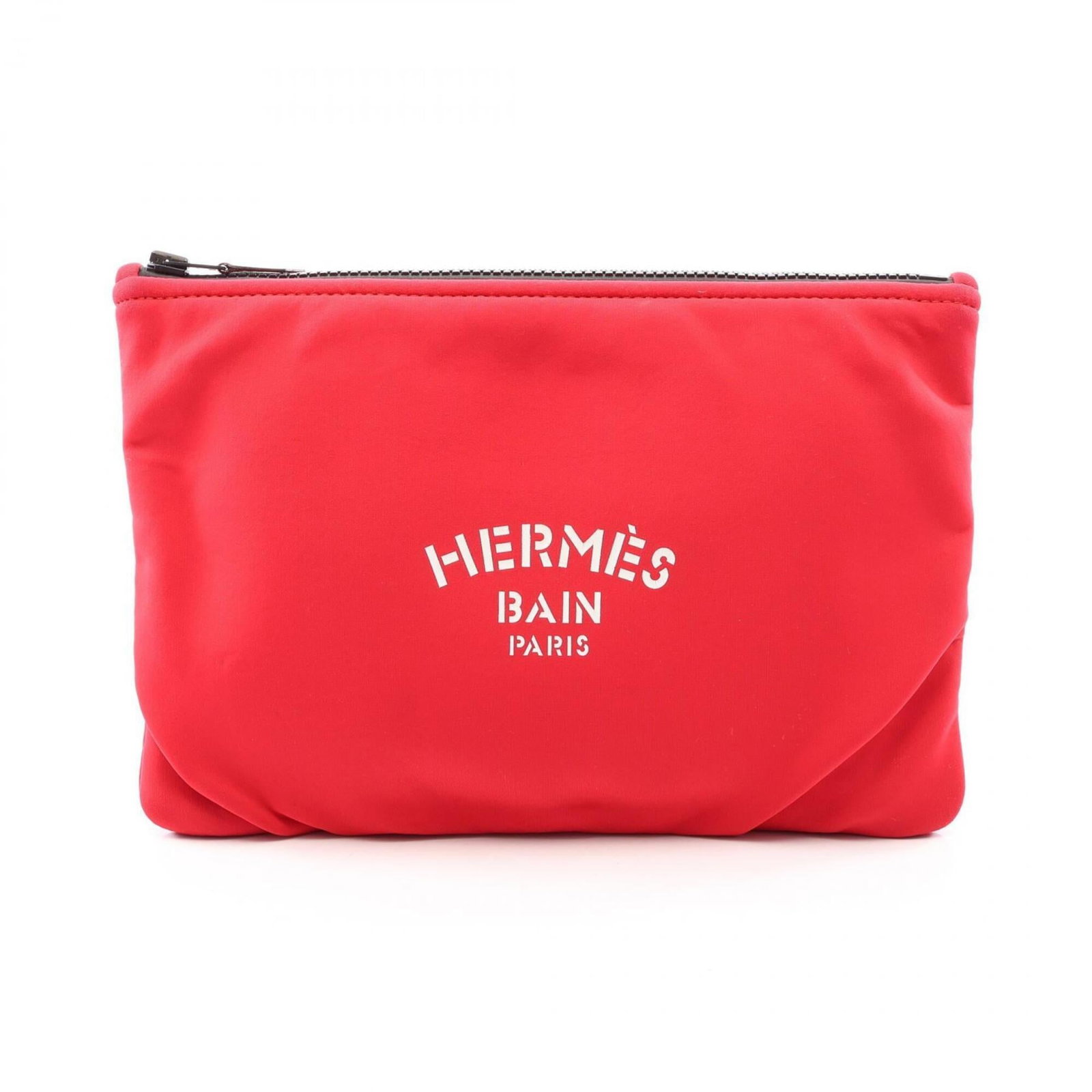 Neoprene Pouch Hermes: Neoprene Pouch Hermes Neoprene pouch in red, featuring the iconic Hermes brand. Made from neoprene material, this pouch measures 20cm x 28cm. Item Specifics: Brand: Hermes Type: Pouch Material: Neopre