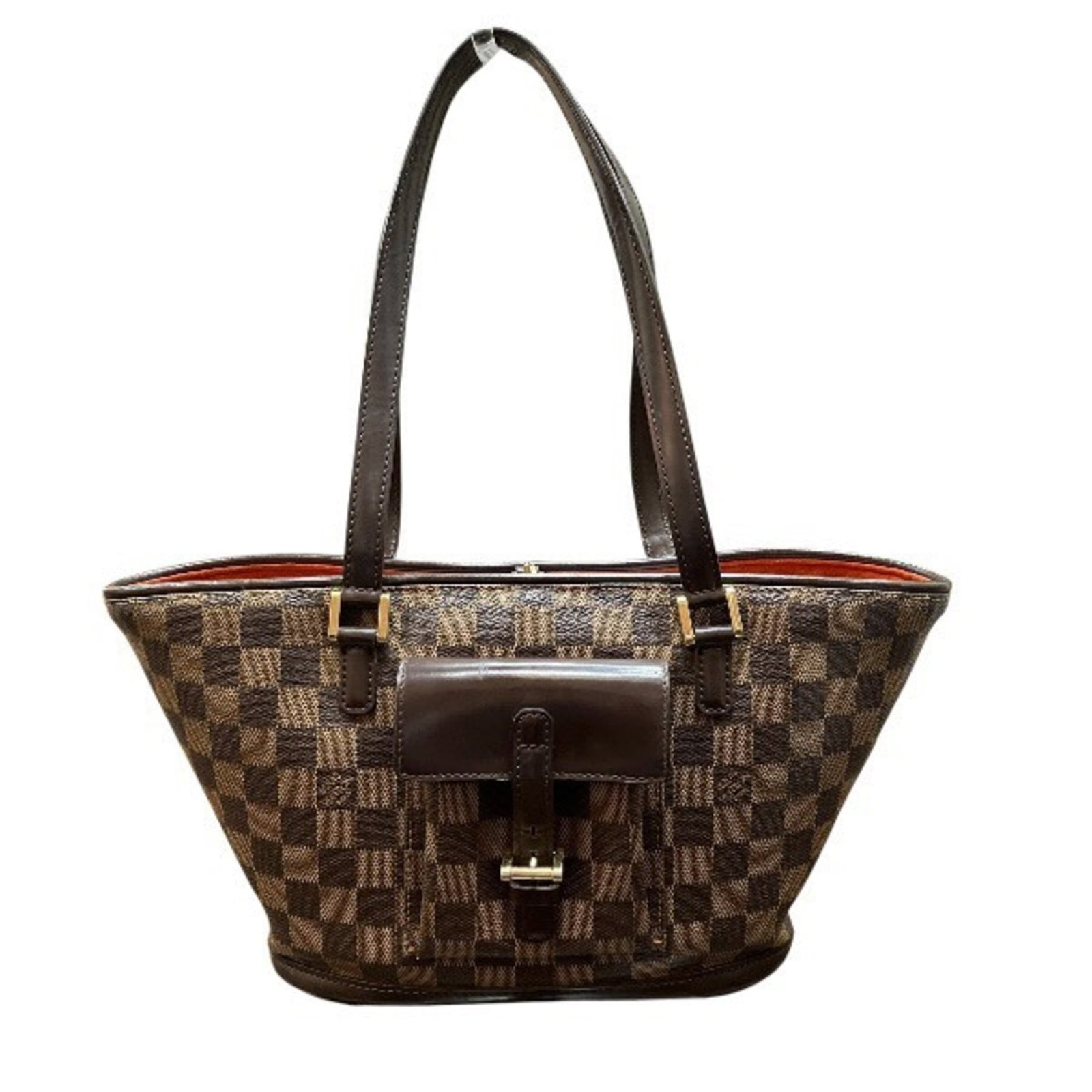 Handbag Tote Vuitton Louis: Handbag Tote Vuitton Louis Brown Louis Vuitton MPN N51121 Handbag Tote measures 19.5cm x 37.5cm x 11cm, featuring a classic design with signature monogram pattern. This stylish tote bag is made of