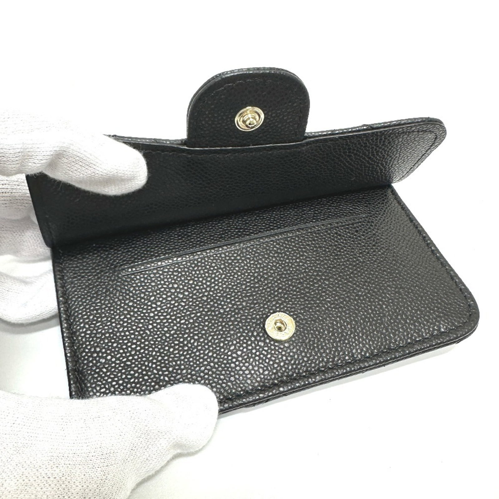Caviar leather card case - 8