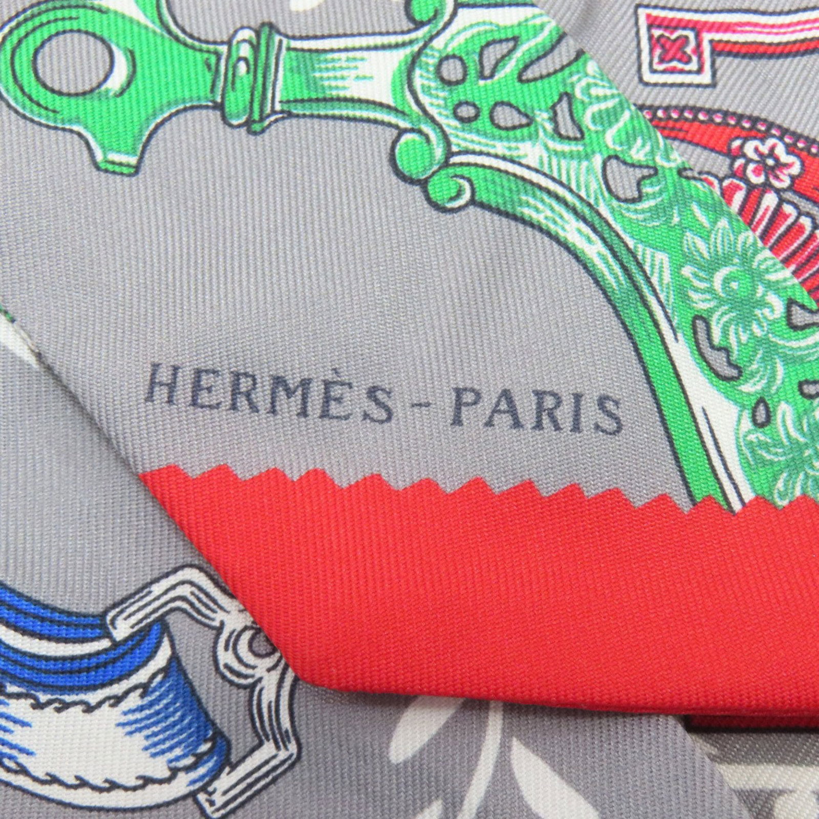 Silk Hermes Scarf - 4