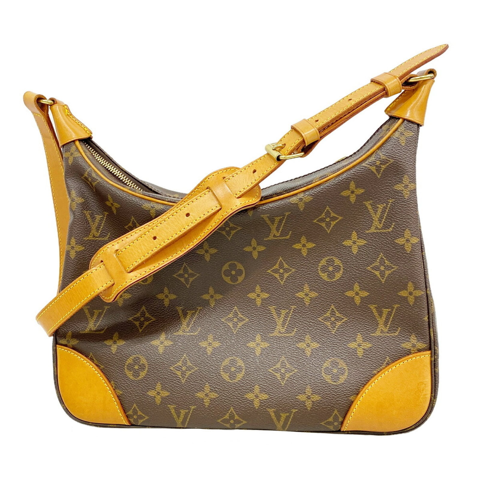 Shoulder Bag by Louis Vuitton: Shoulder Bag by Louis Vuitton Brown Louis Vuitton shoulder bag with dimensions 19cm x 30cm x 9cm, perfect for everyday use. This stylish bag features the iconic monogram pattern and a classic design