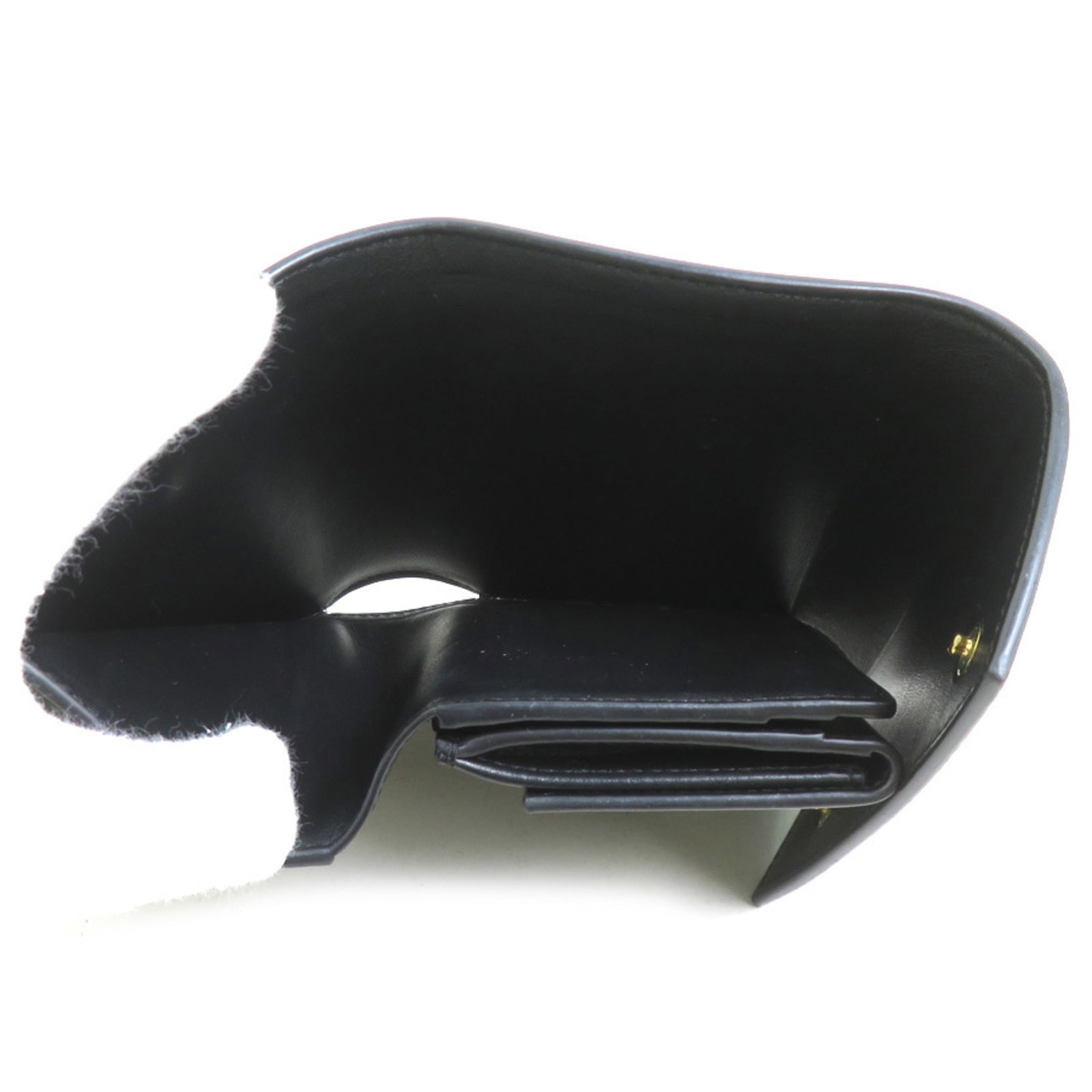Celine Leather Wallet Fold - 6