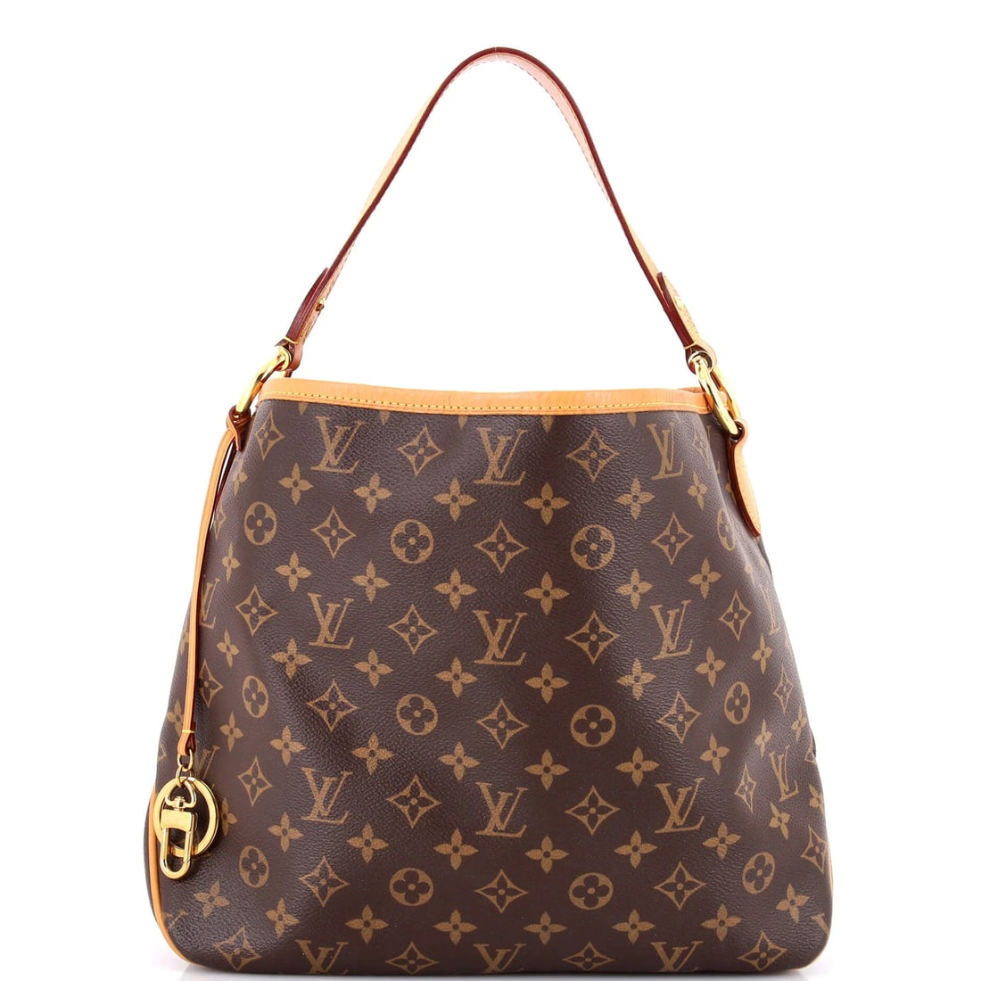 Canvas Monogram Handbag NM Delightful PM Louis Vuitton: Canvas Monogram Handbag NM Delightful PM Louis Vuitton Canvas Monogram Handbag NM Delightful PM Louis Vuitton - A Timeless Brown Hobo with Distressed Charm. This Louis Vuitton Delightful NM handbag