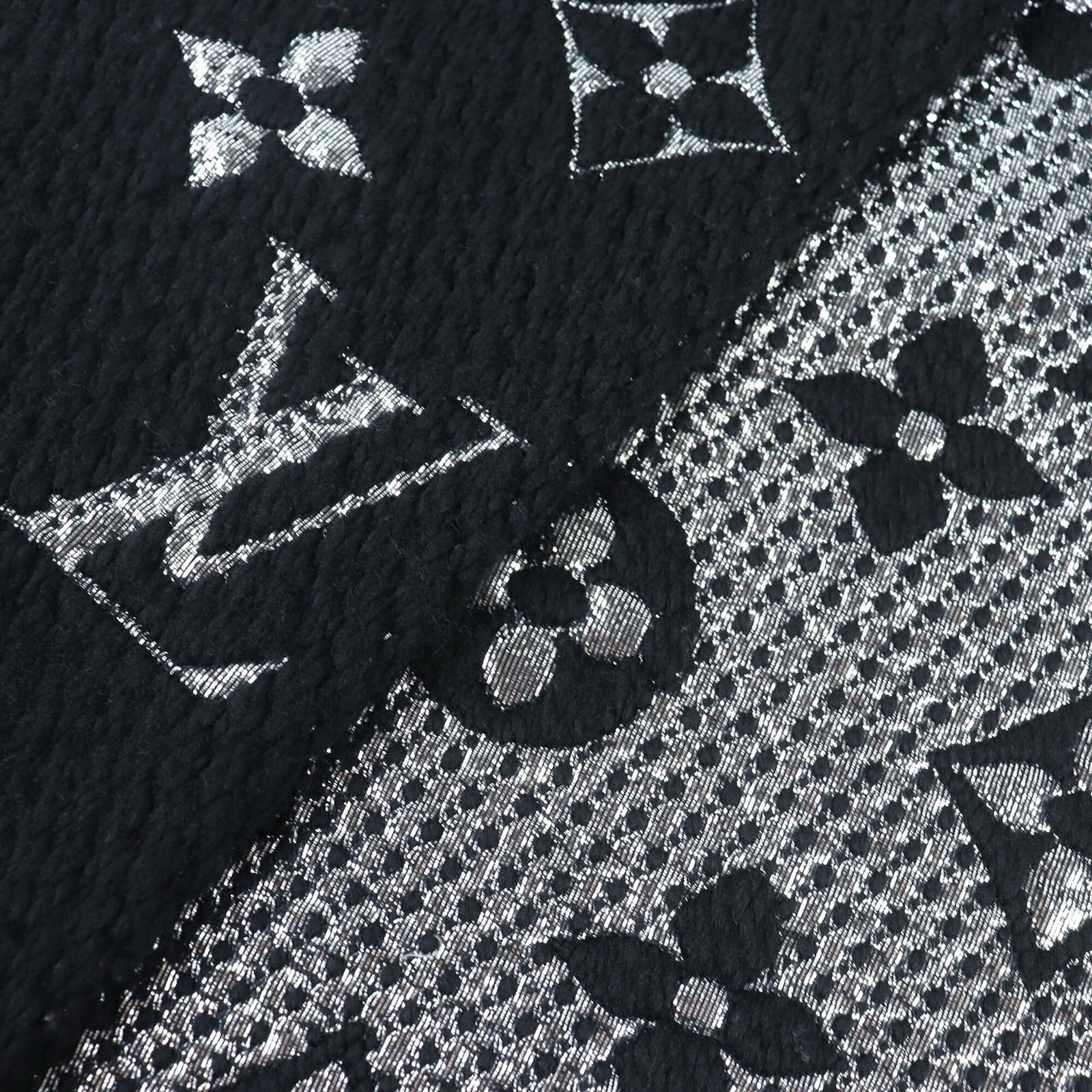 Silk Wool Polyester Stole Louis Vuitton - 5