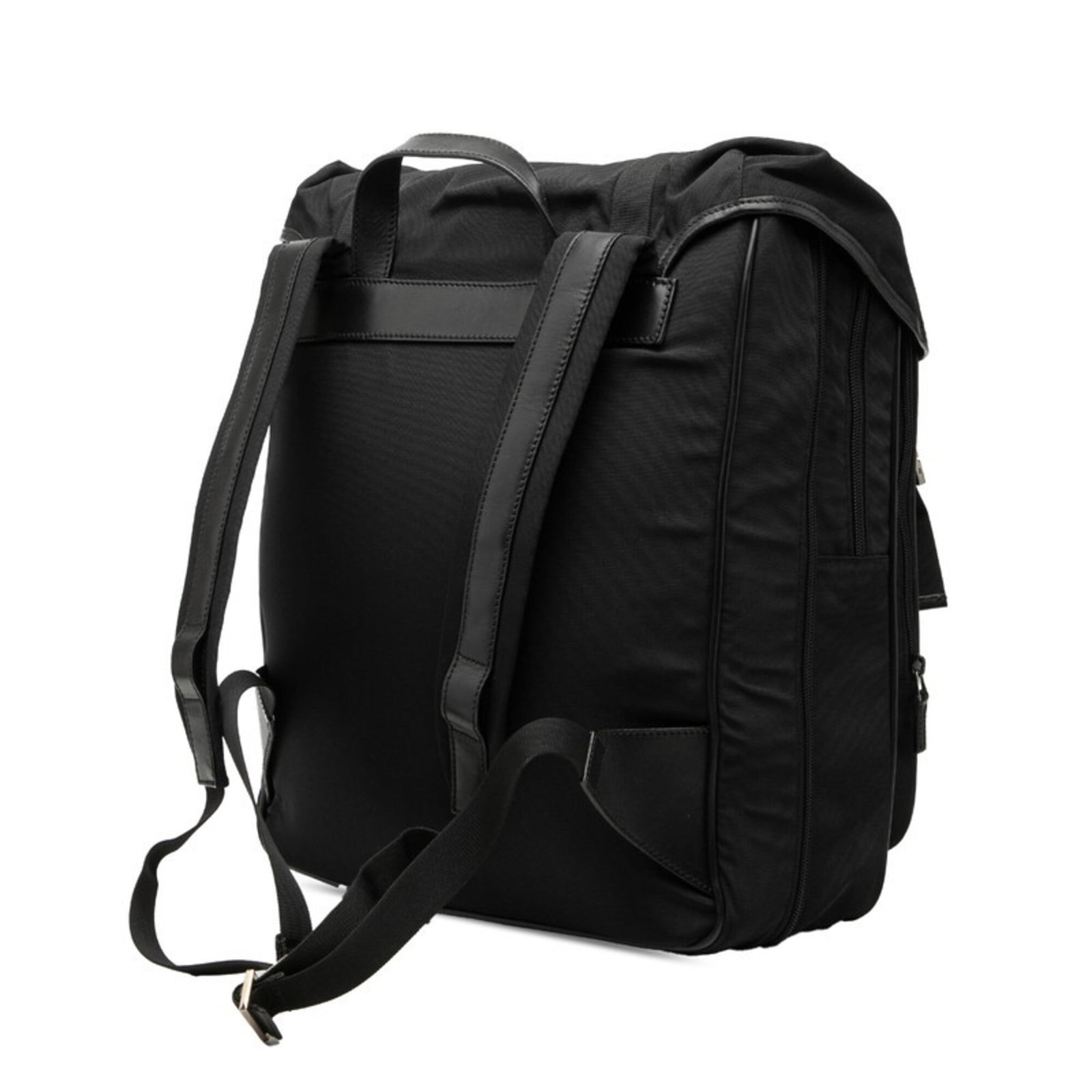 Nylon Leather Backpack Gucci - 2