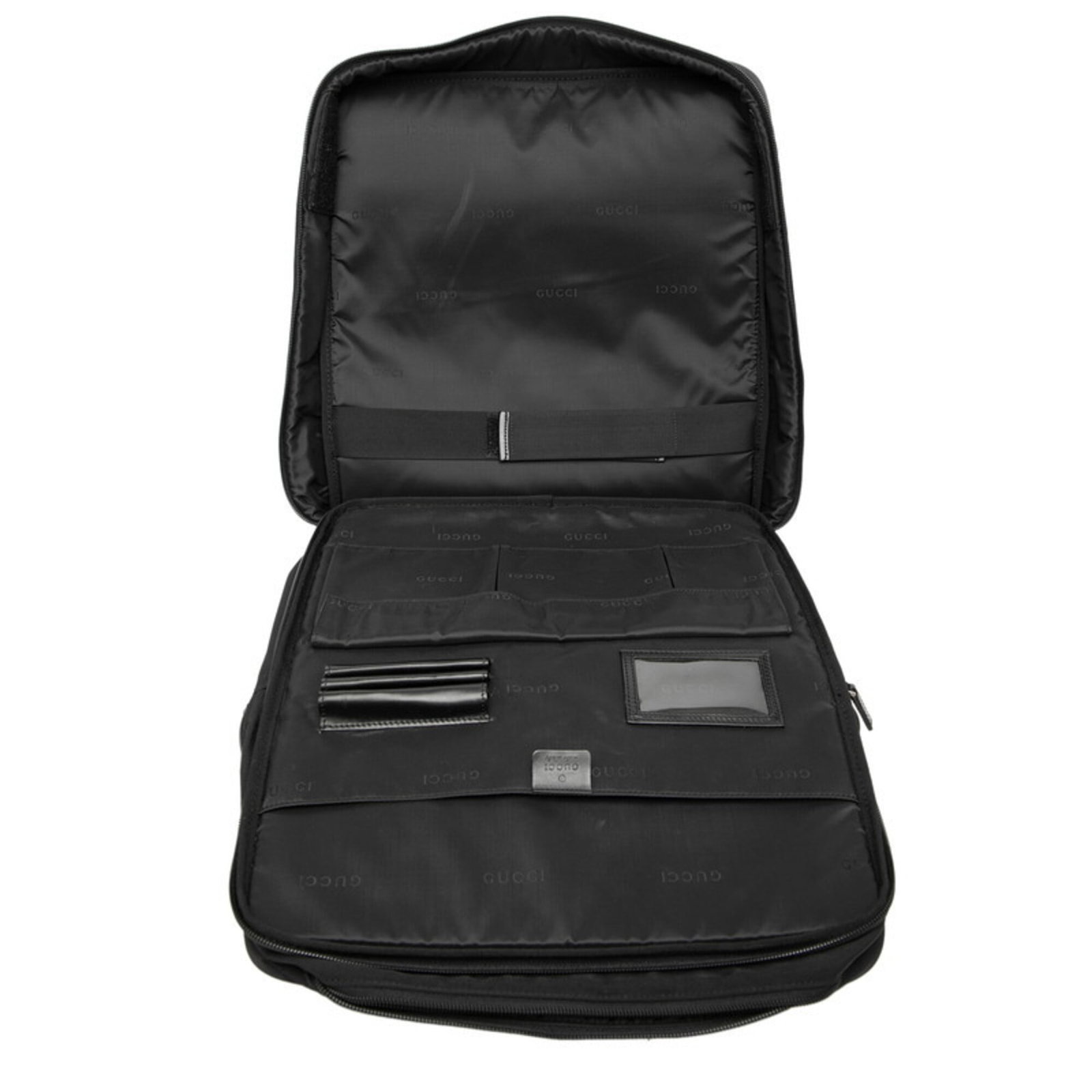 Nylon Leather Backpack Gucci - 4