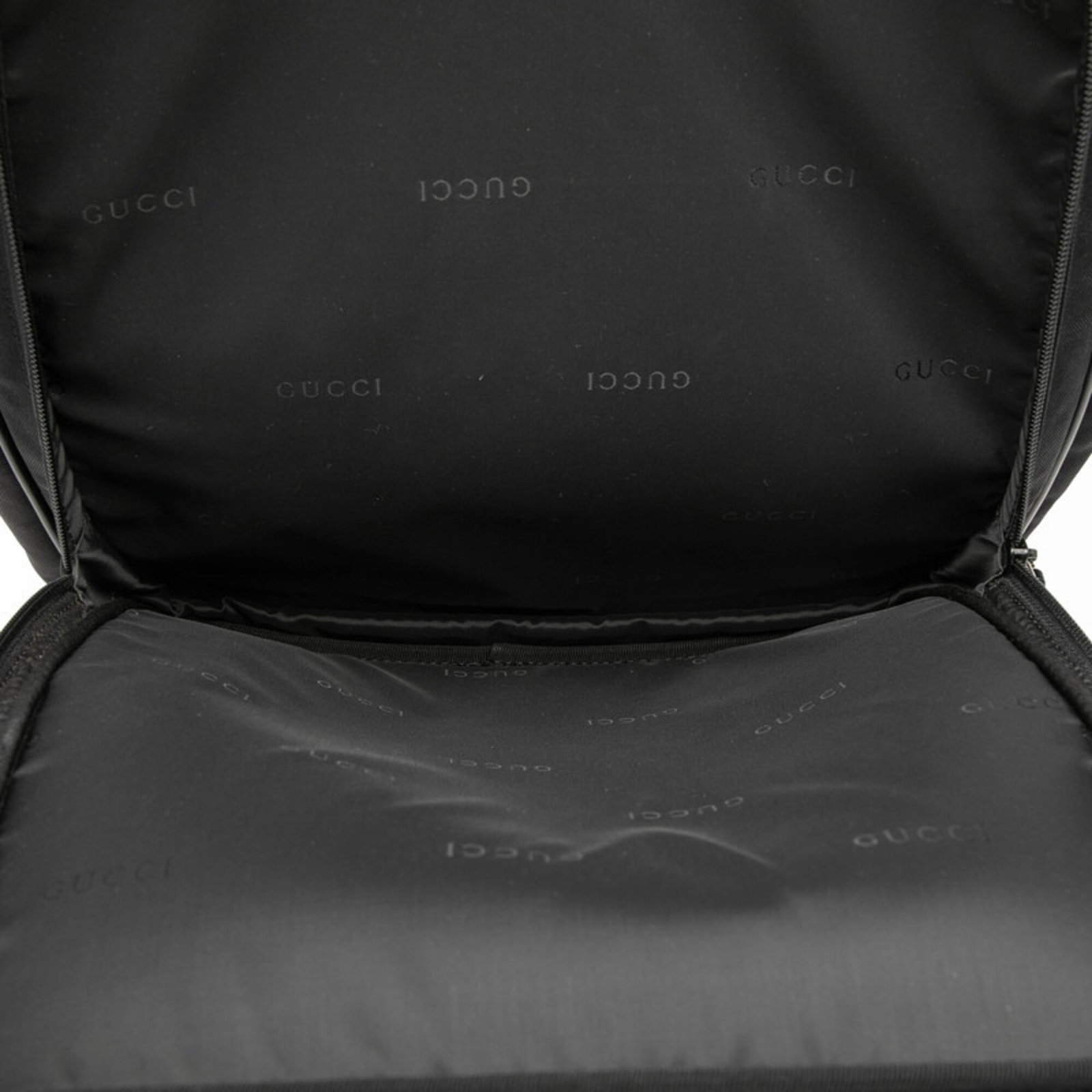 Nylon Leather Backpack Gucci - 5