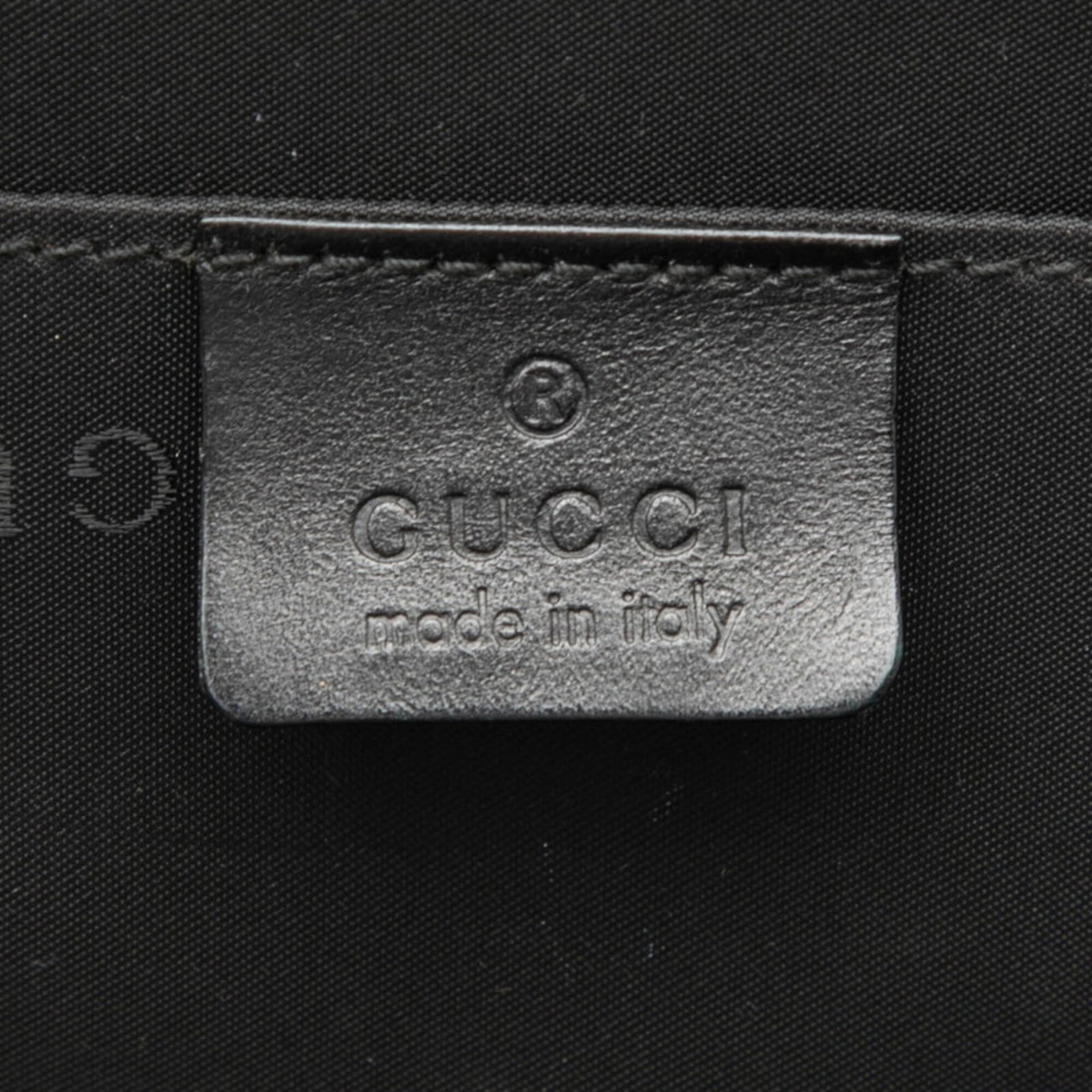 Nylon Leather Backpack Gucci - 7